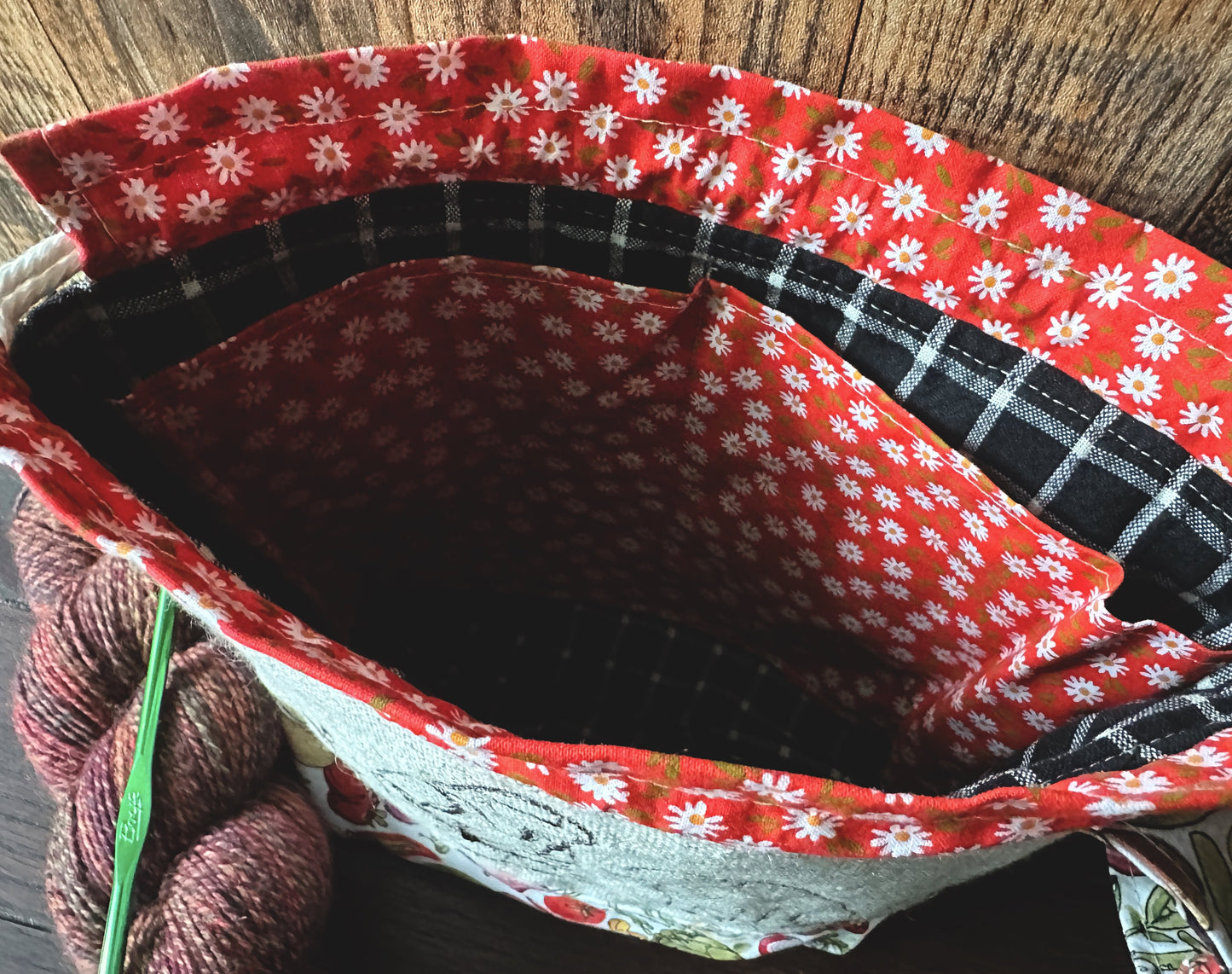 Gardening with my Dog Small Project Bag