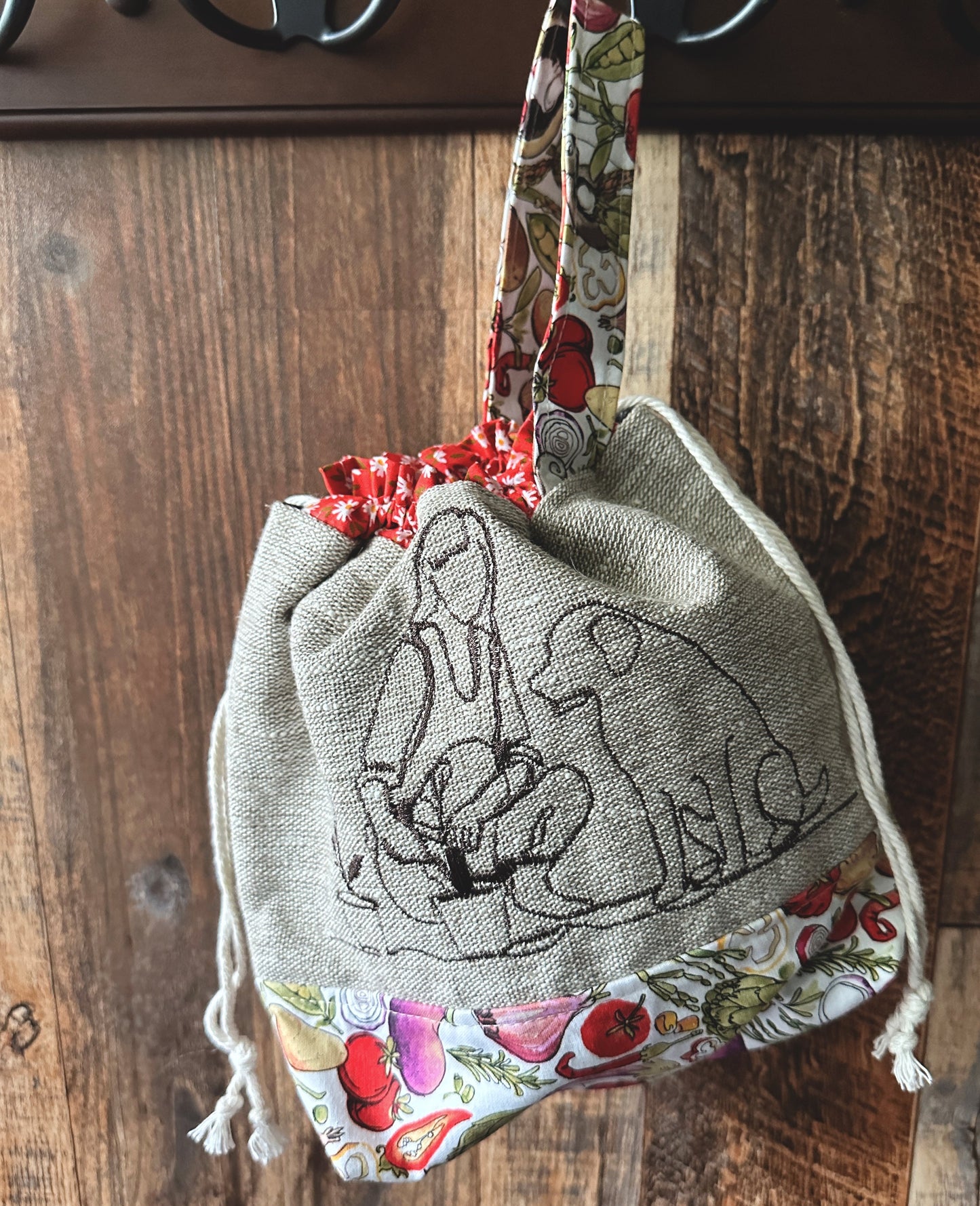 Gardening with my Dog Small Project Bag