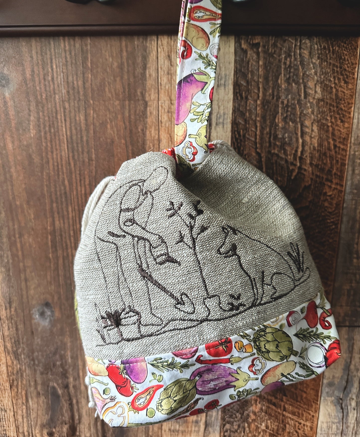 Gardening with my Dog Small Project Bag