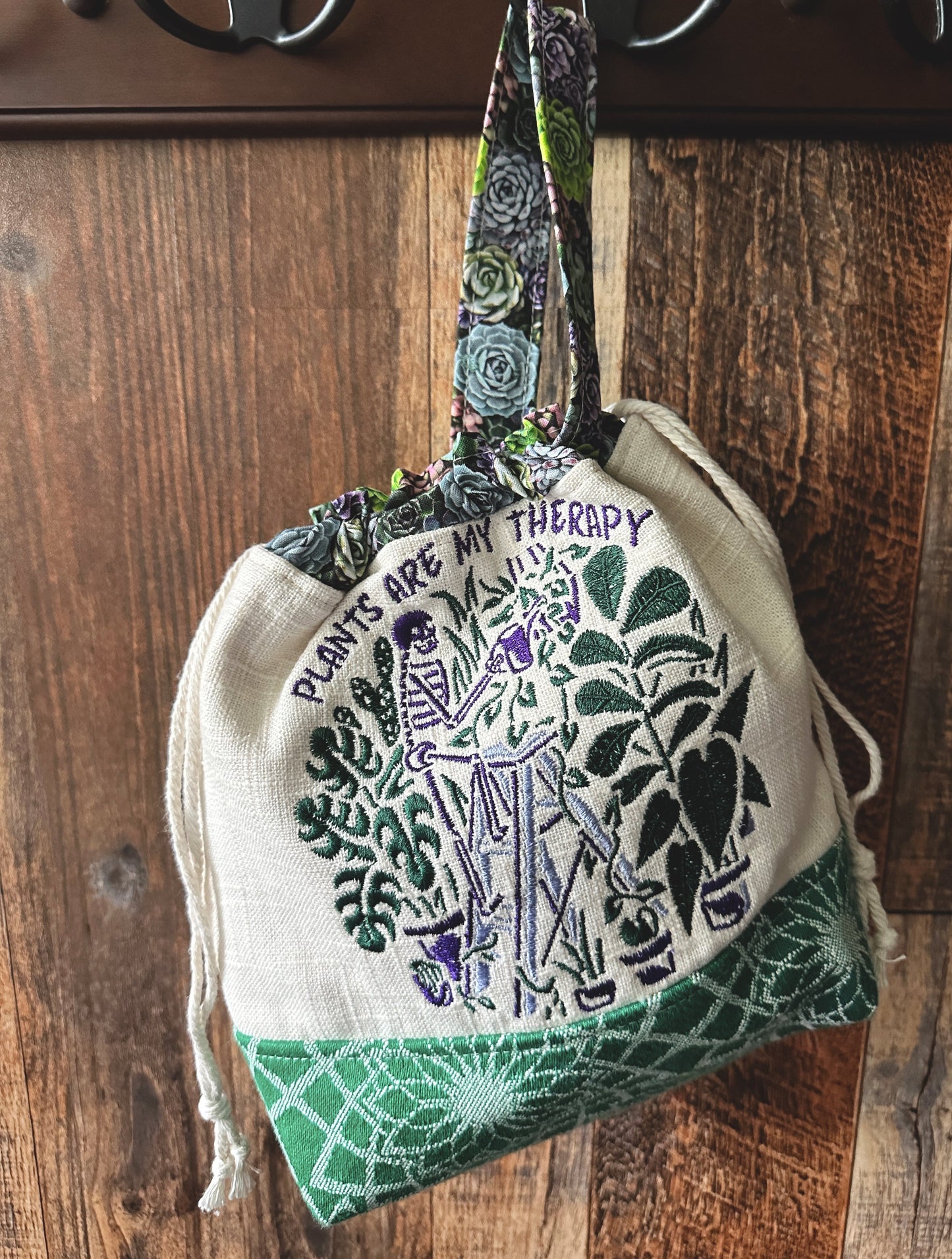 Plant Lovers Small Project Bag