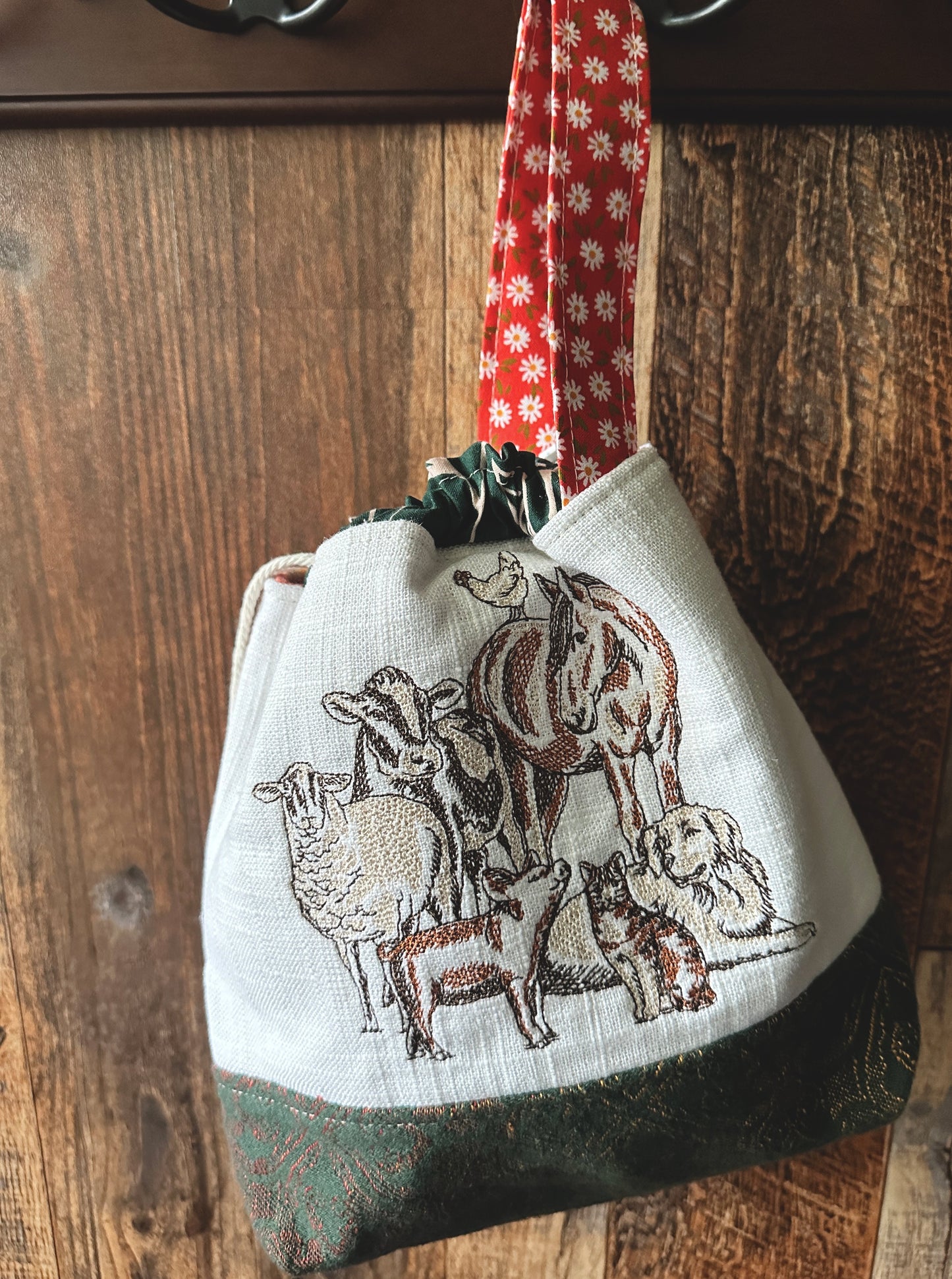 Homestead Animals Small Project Bag