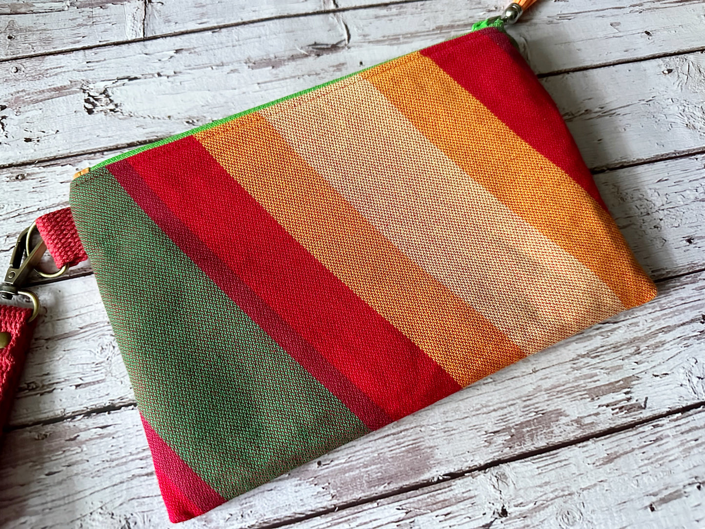 Armadillo Party Double Zipper Pouch