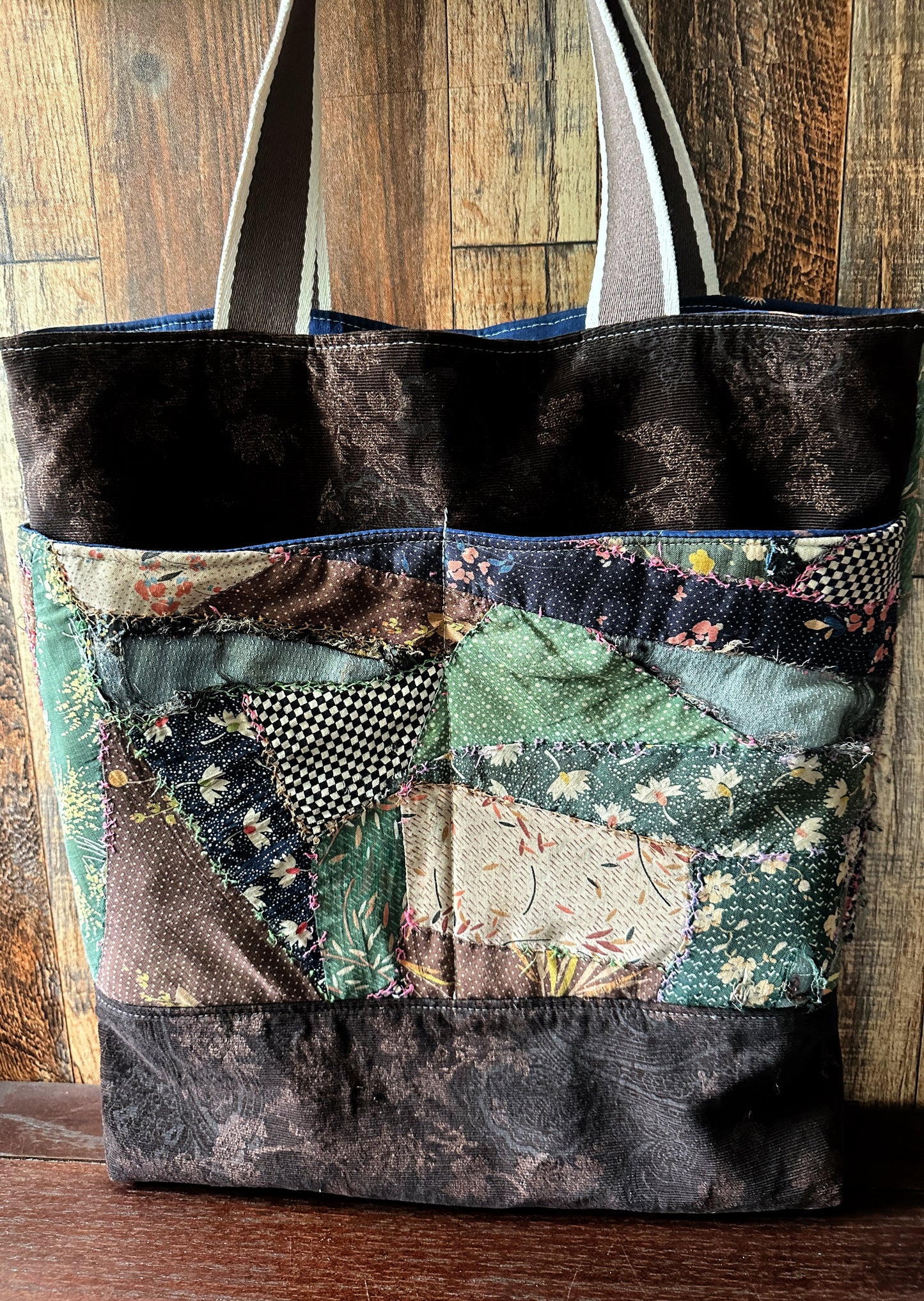 Repurposed Heritage Quilt Extra Large Tote
