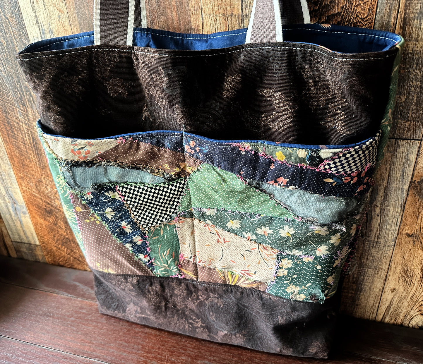 Repurposed Heritage Quilt Extra Large Tote