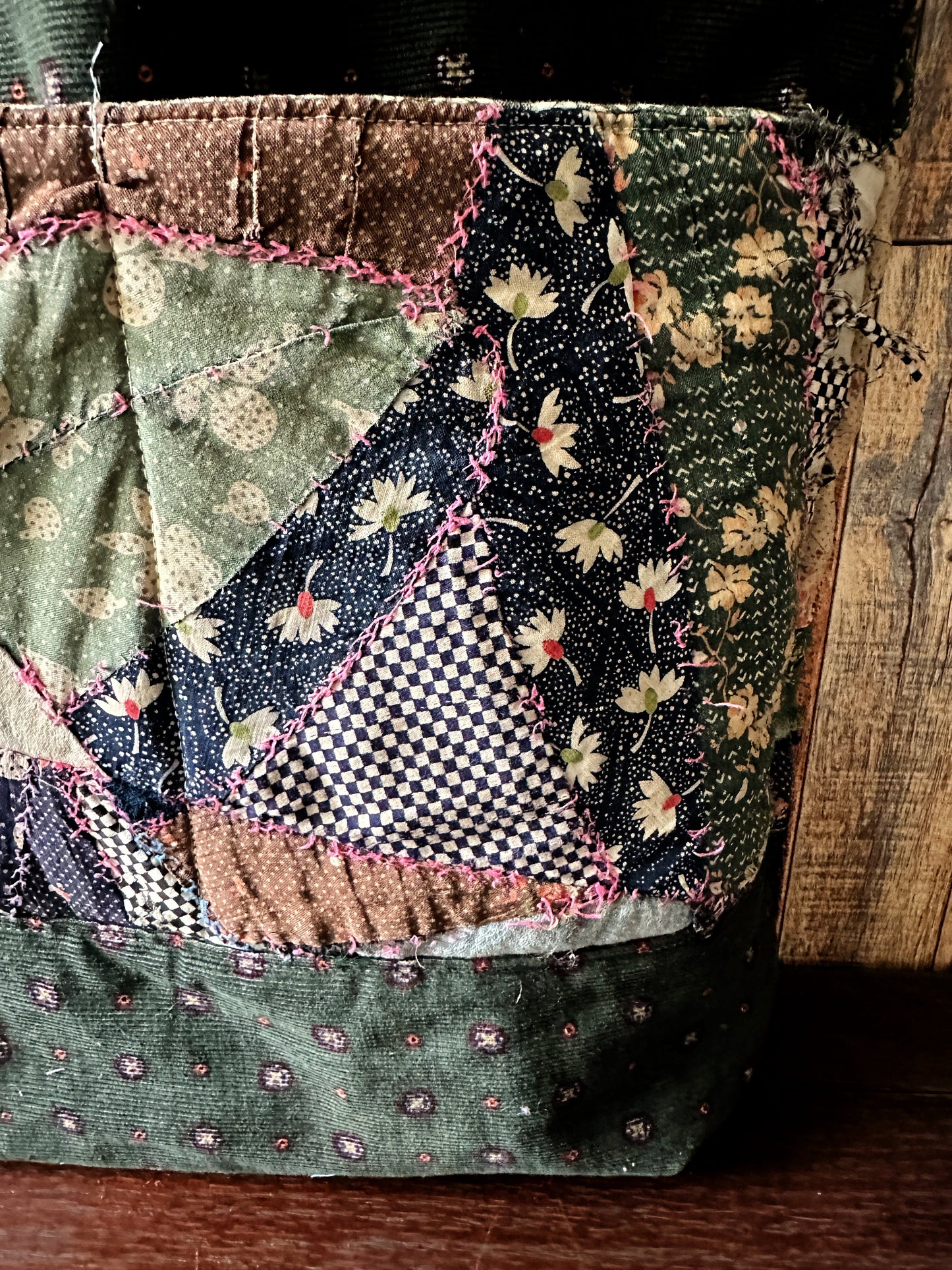 Repurposed Heritage Quilt Extra Large Tote