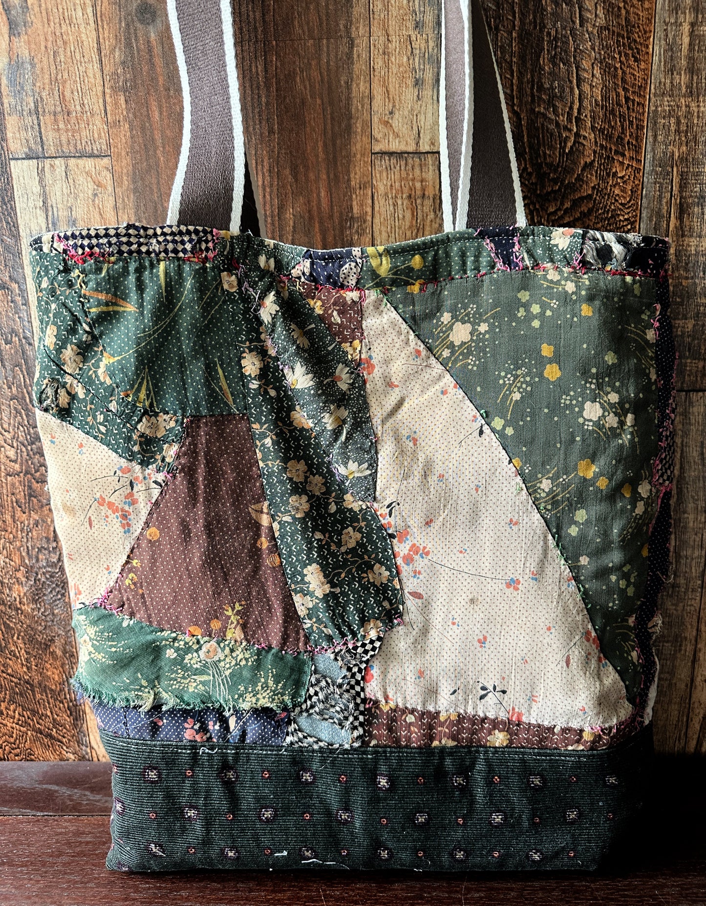 Repurposed Heritage Quilt Extra Large Tote
