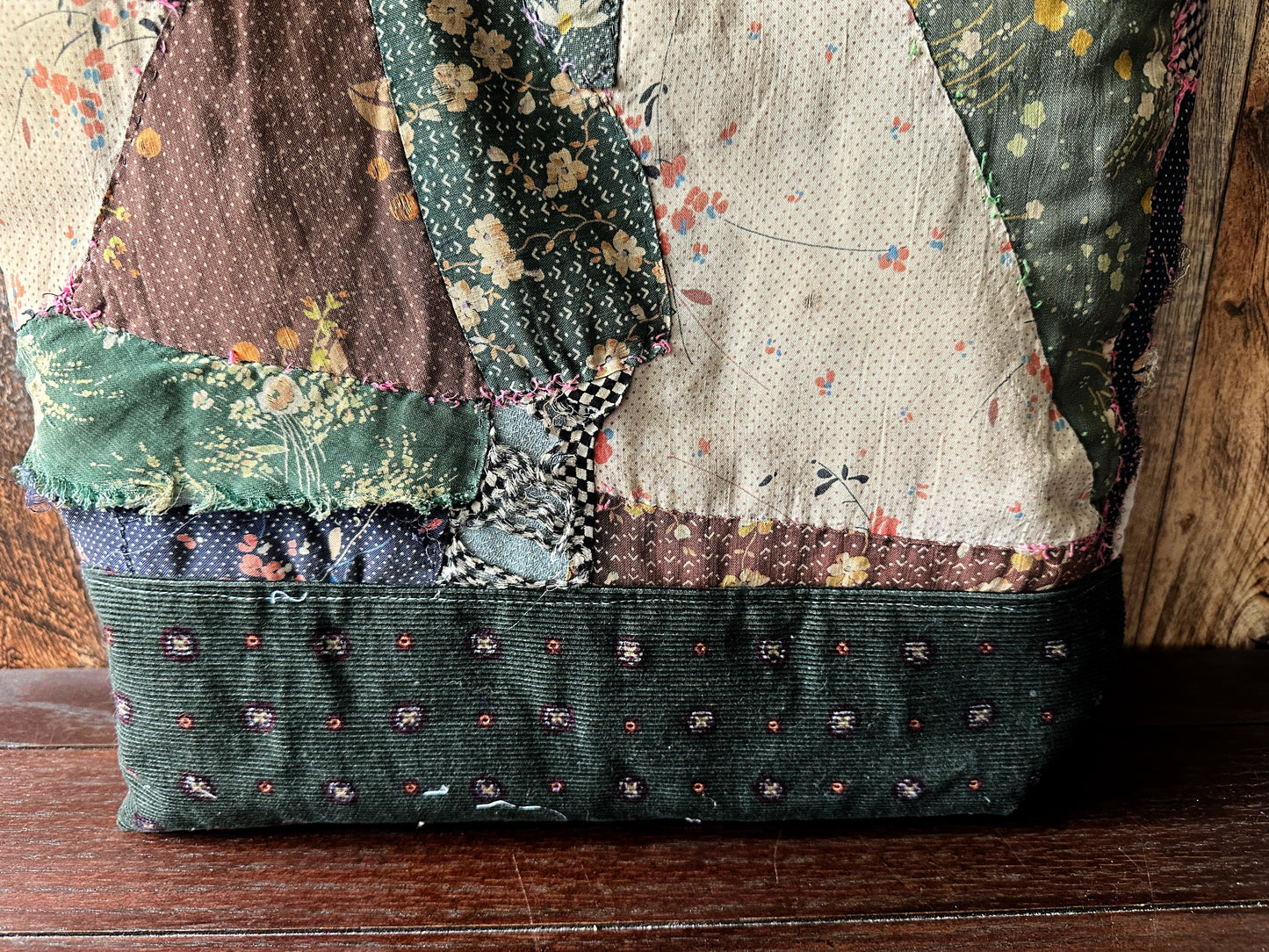 Repurposed Heritage Quilt Extra Large Tote