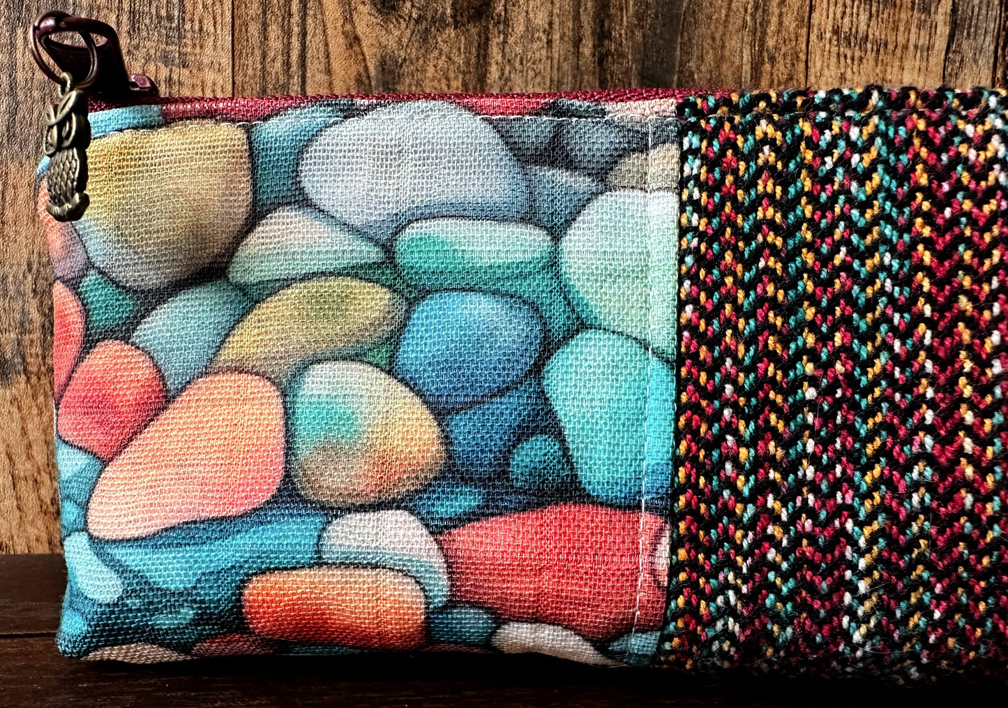 River Rocks Long and Lean Zipper Bag