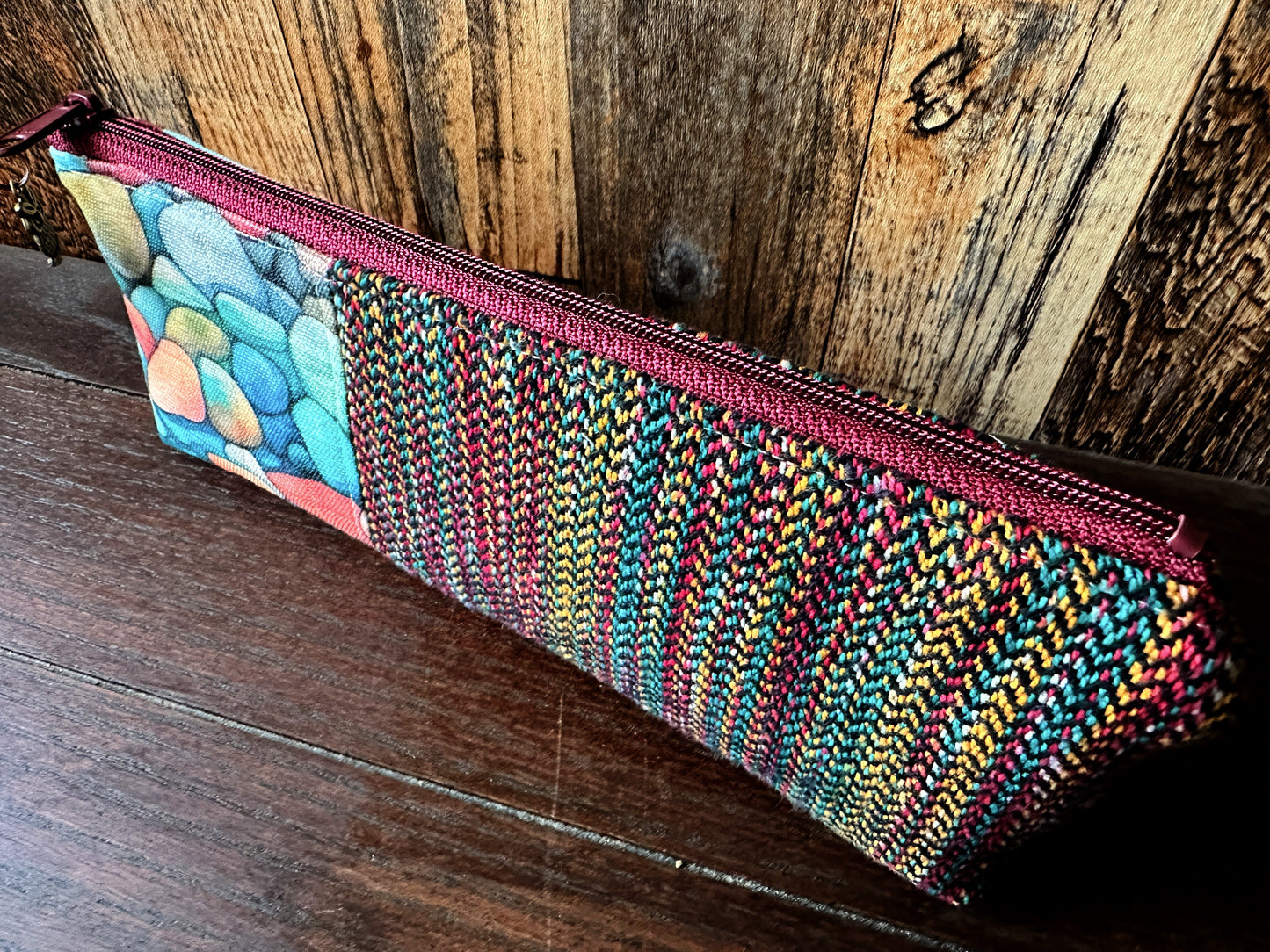 River Rocks Long and Lean Zipper Bag
