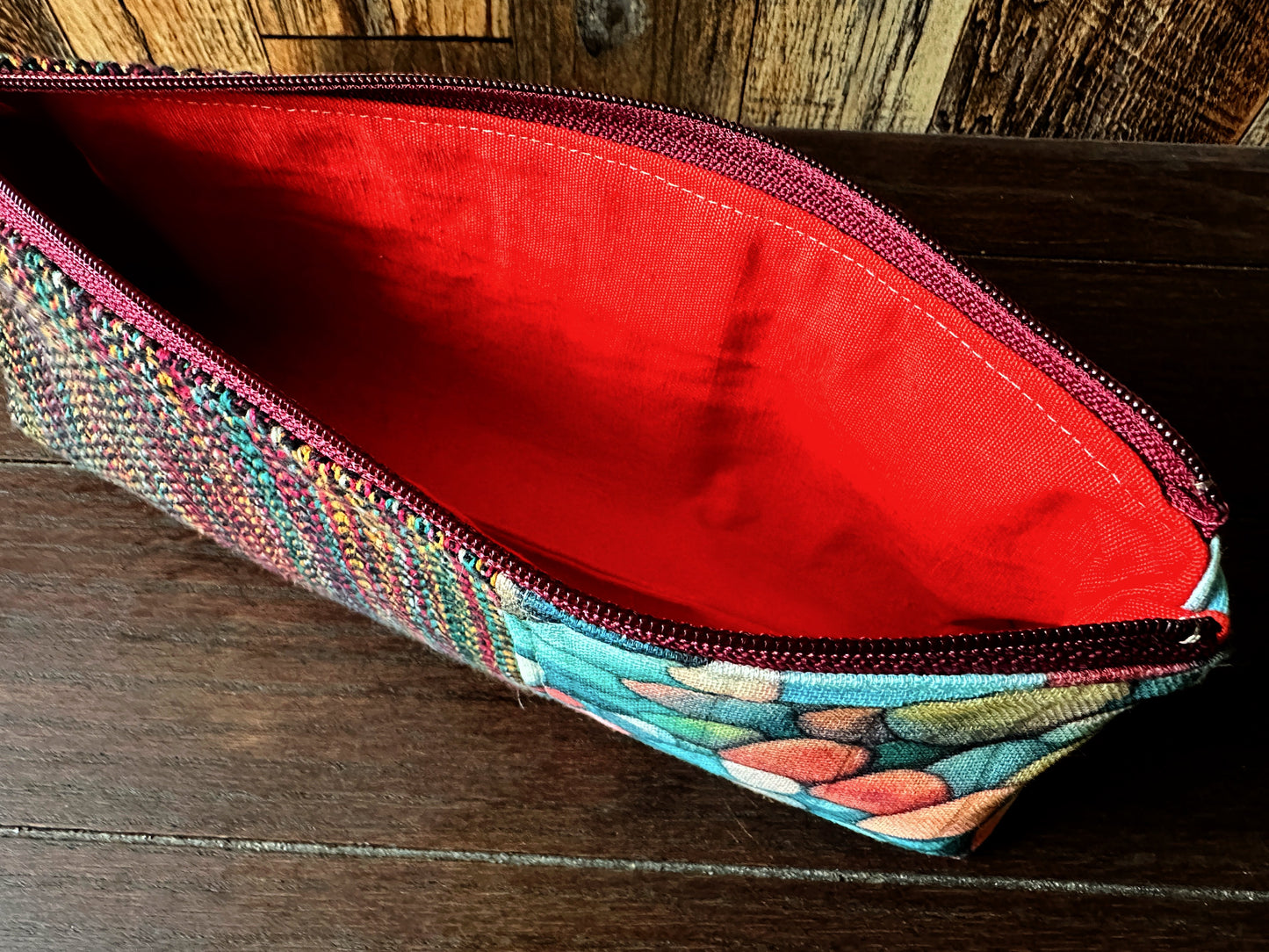 River Rocks Long and Lean Zipper Bag