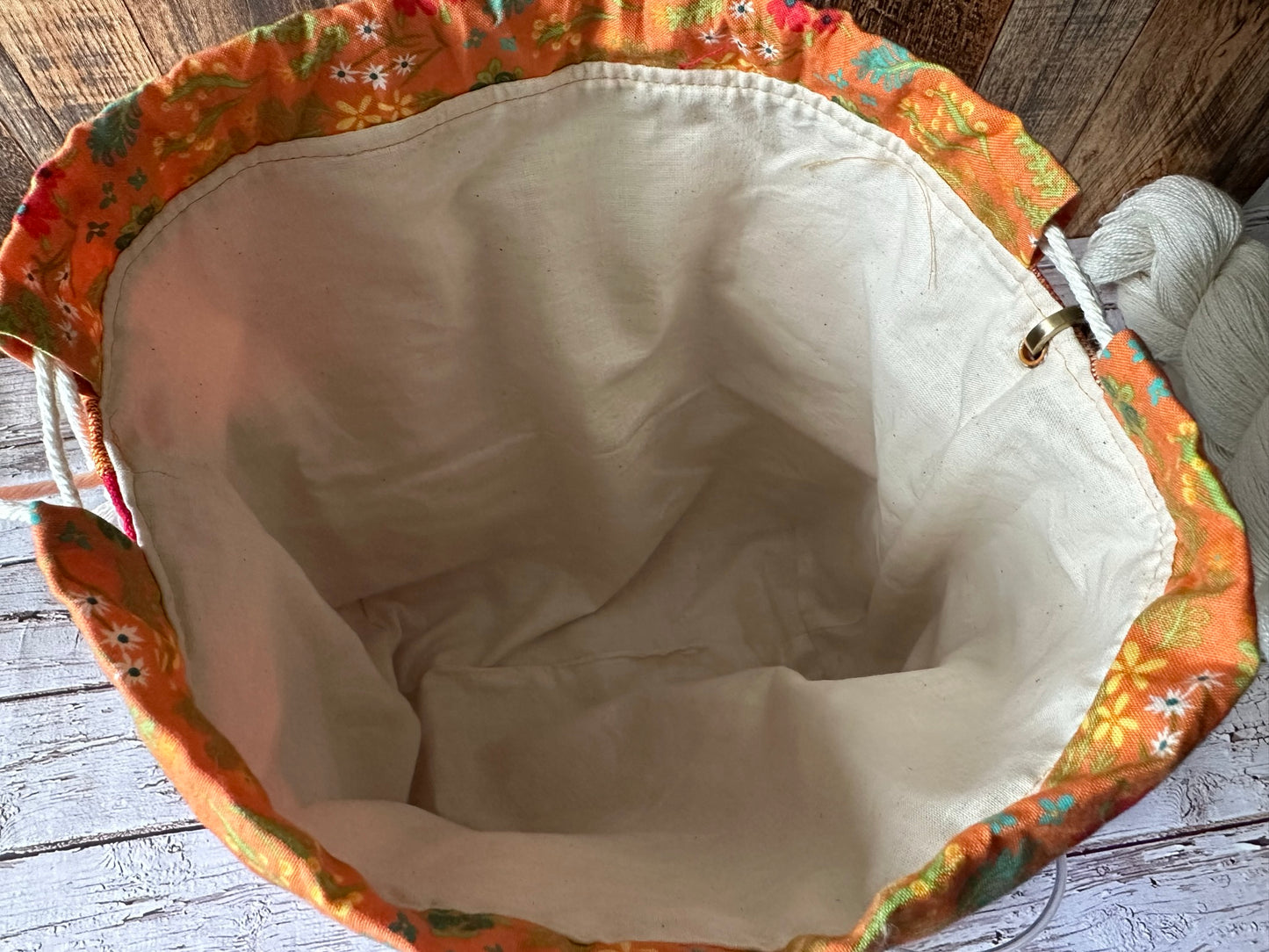 Armadillo Party Plenty O' Pockets Large Drawstring Pouch