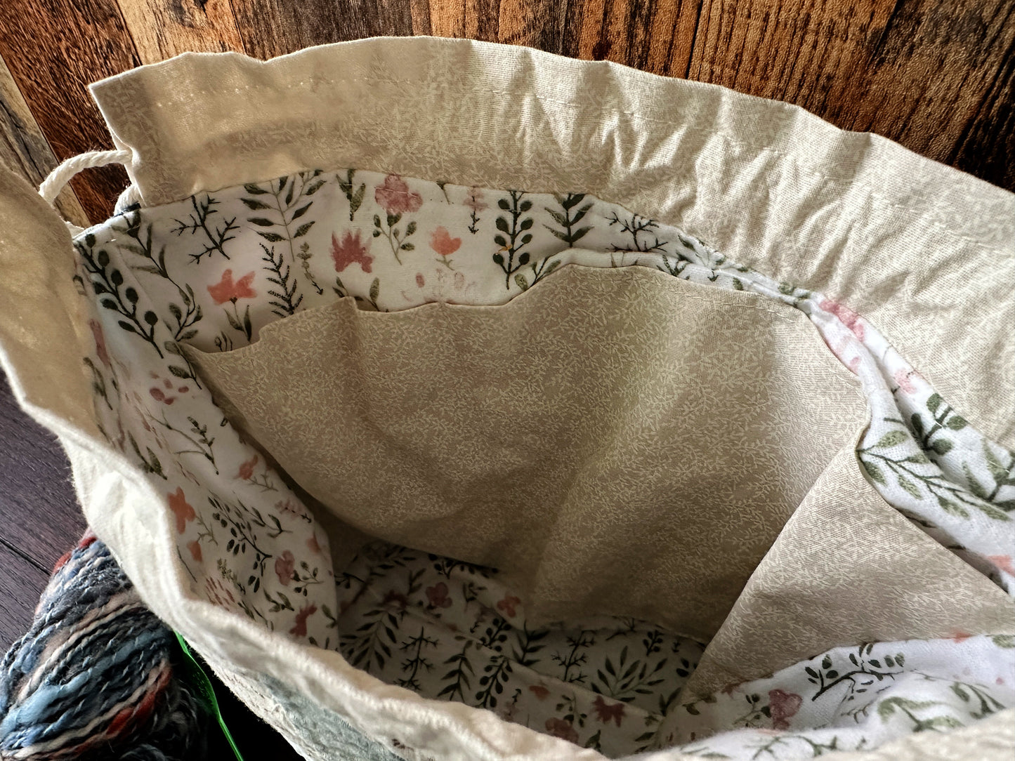 Repurposed Heritage Quilt Medium Project Bag