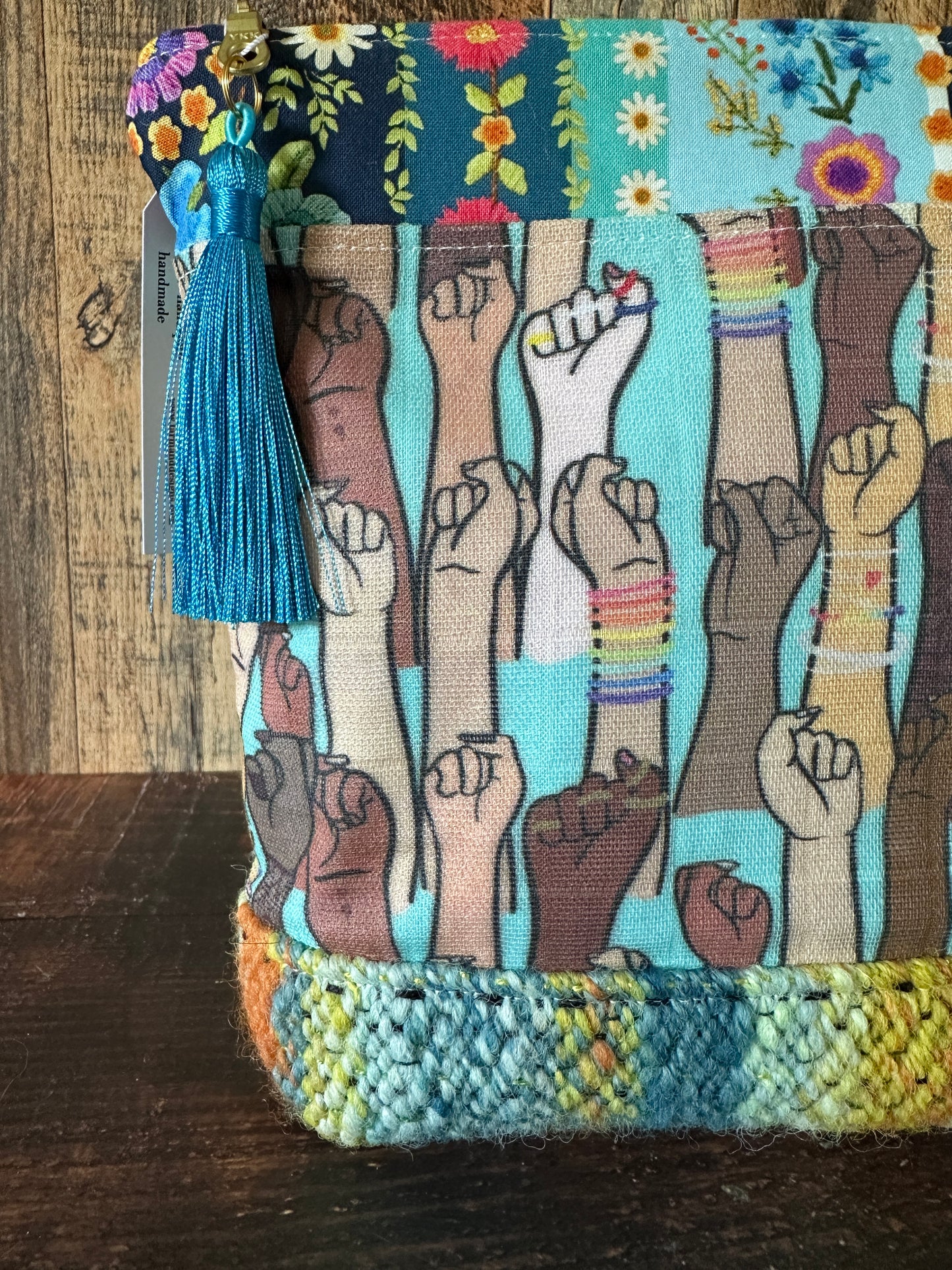 Resist Project or Cosmetic Zipper Bag