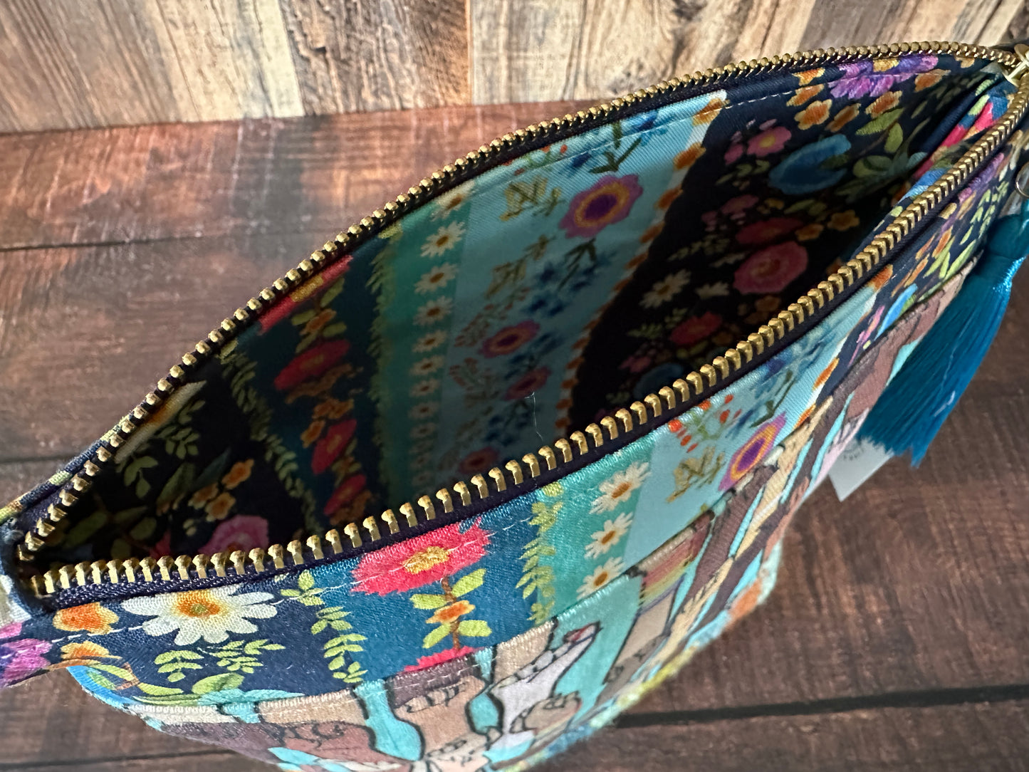 Resist Project or Cosmetic Zipper Bag