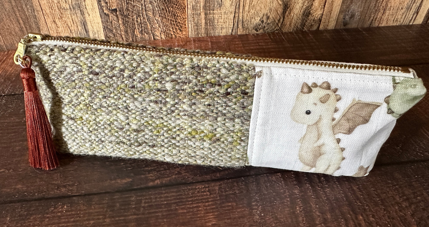Wyrmling Dragons Long and Lean Zipper Bag