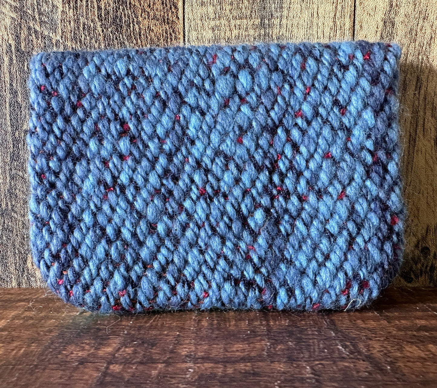 Ramen and Handwoven Wool Simple Card Wallet
