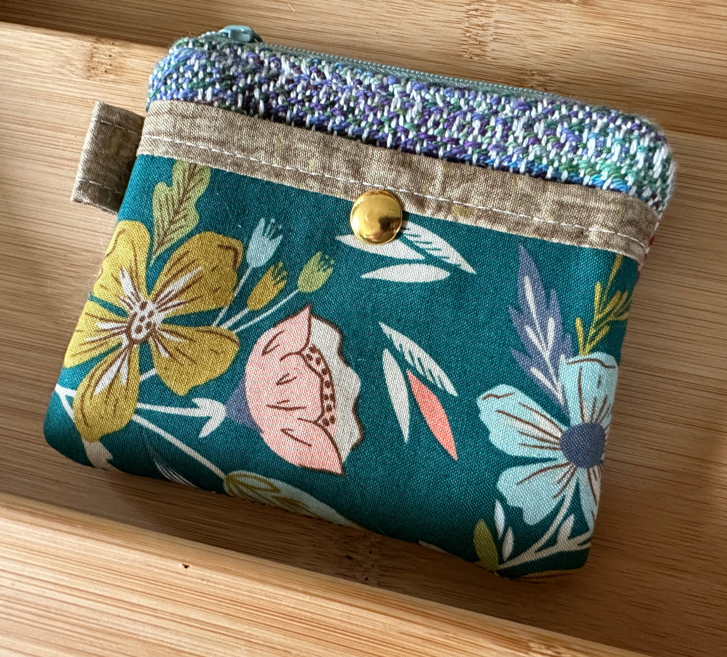 Floral Simple Zipper Wallet