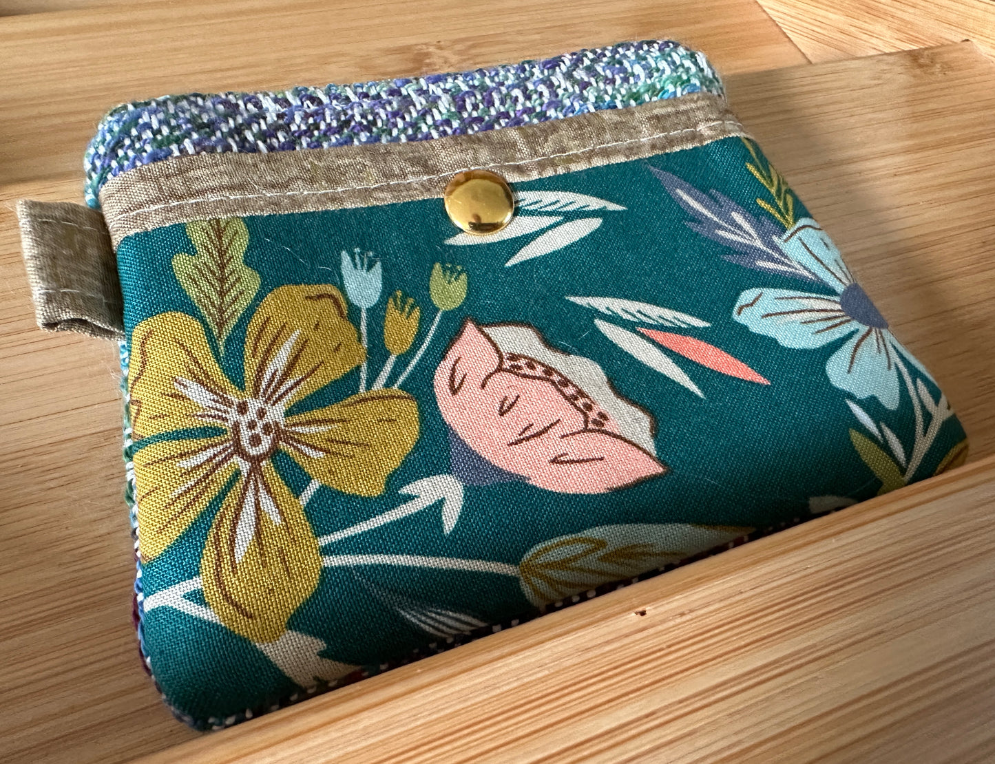 Floral Simple Zipper Wallet