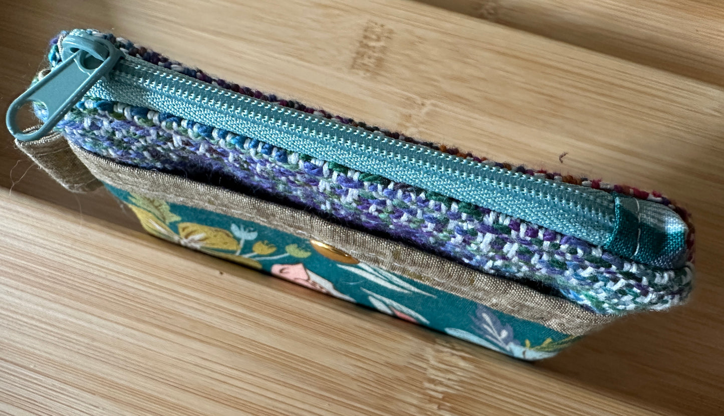 Floral Simple Zipper Wallet