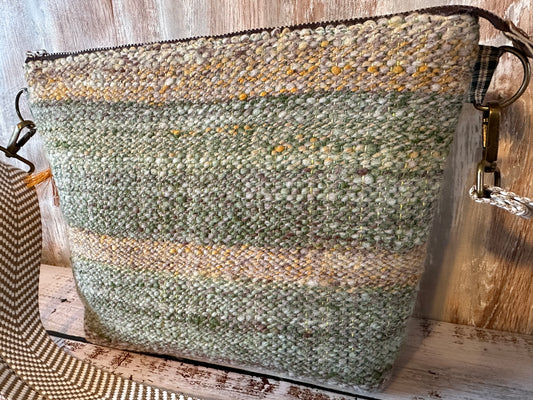 Sonoran Desert and Woven Wool Minimalist Purse