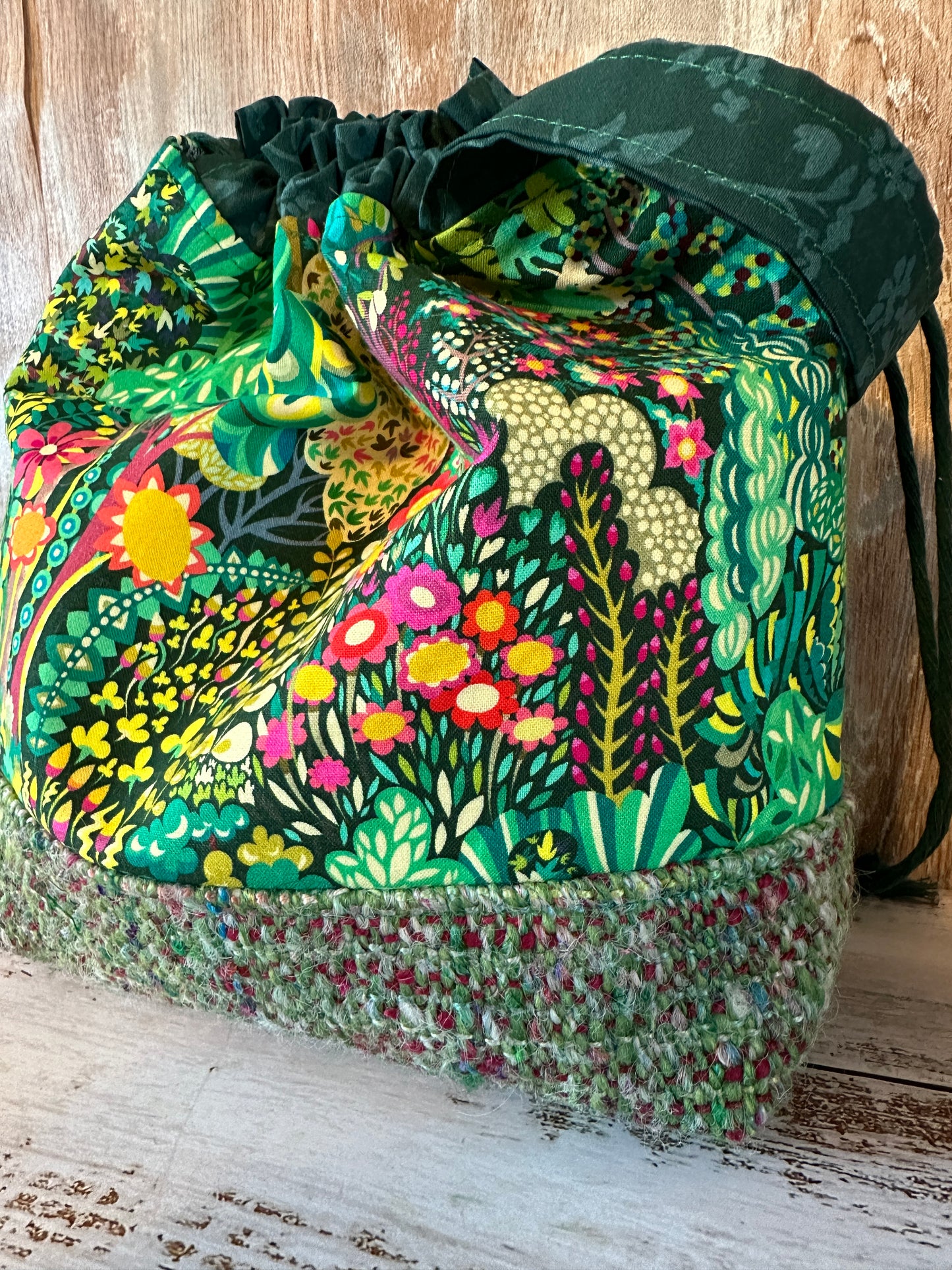 Green Garden Medium Project Bag
