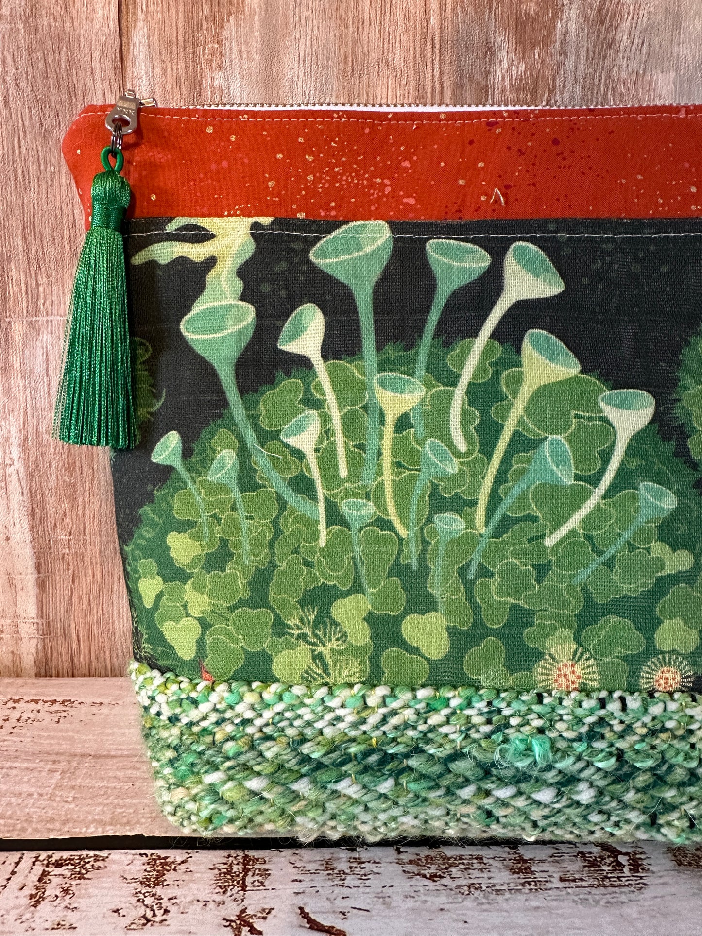 Mosses and Liverworts Project or Cosmetic Zipper Bag