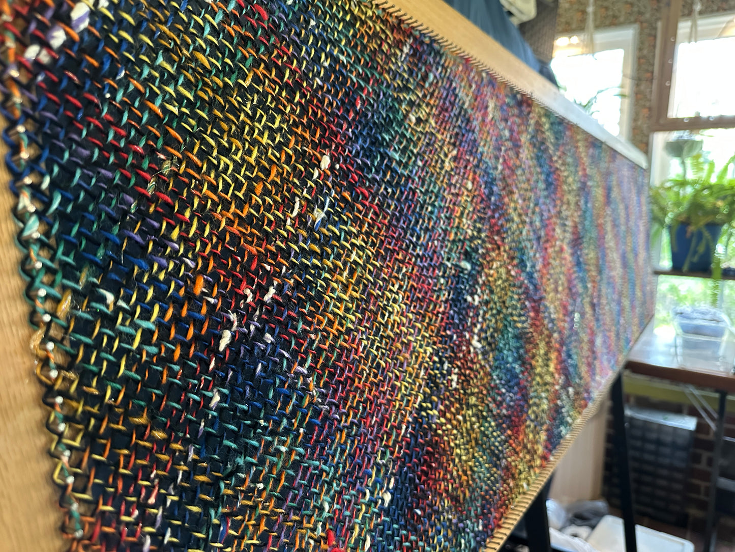 Butterfly in the Sky ~ Handspun & Handwoven Shawl