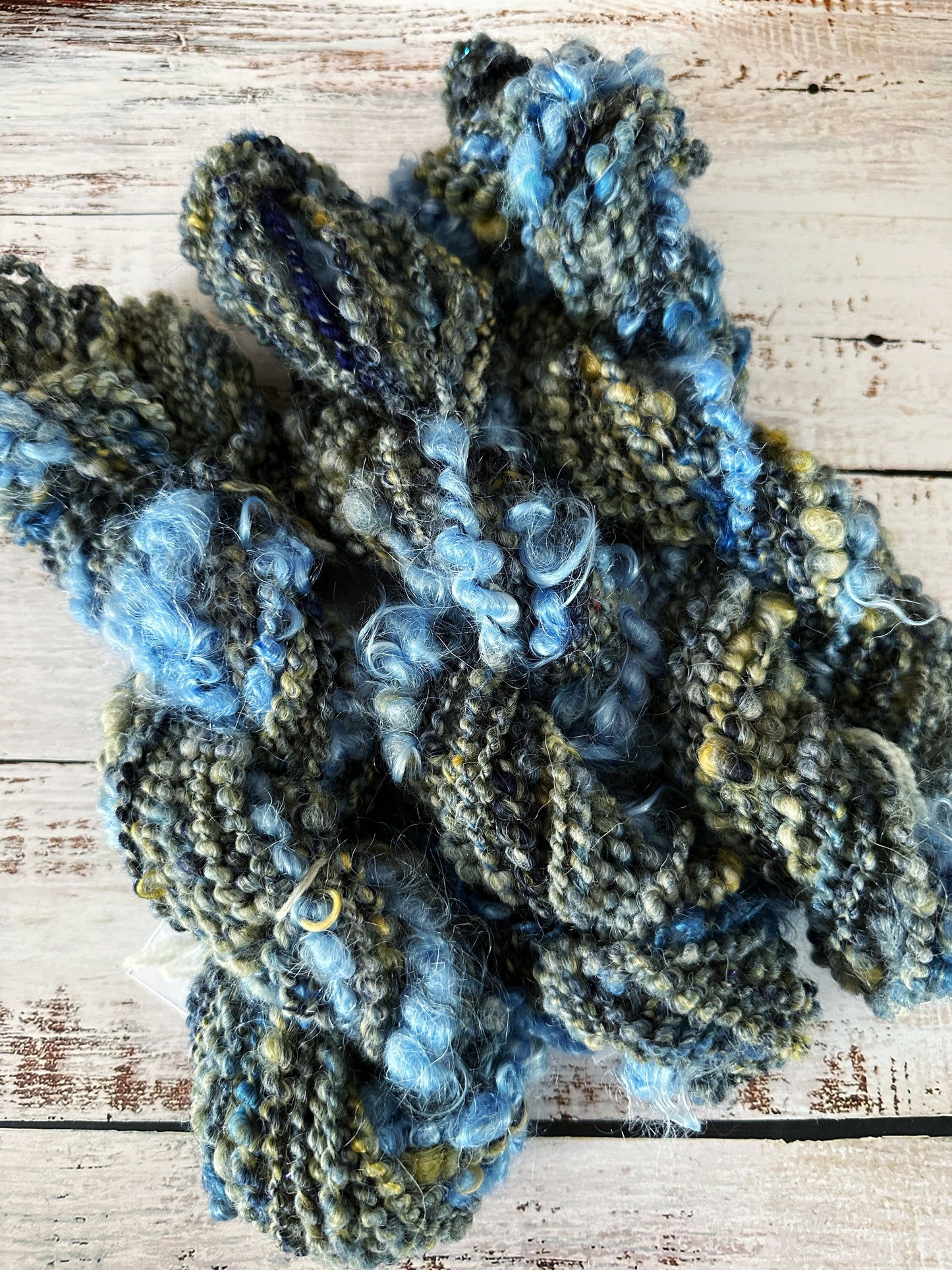 Handspun Art Yarn, Core, Lock, and Coil Spun
