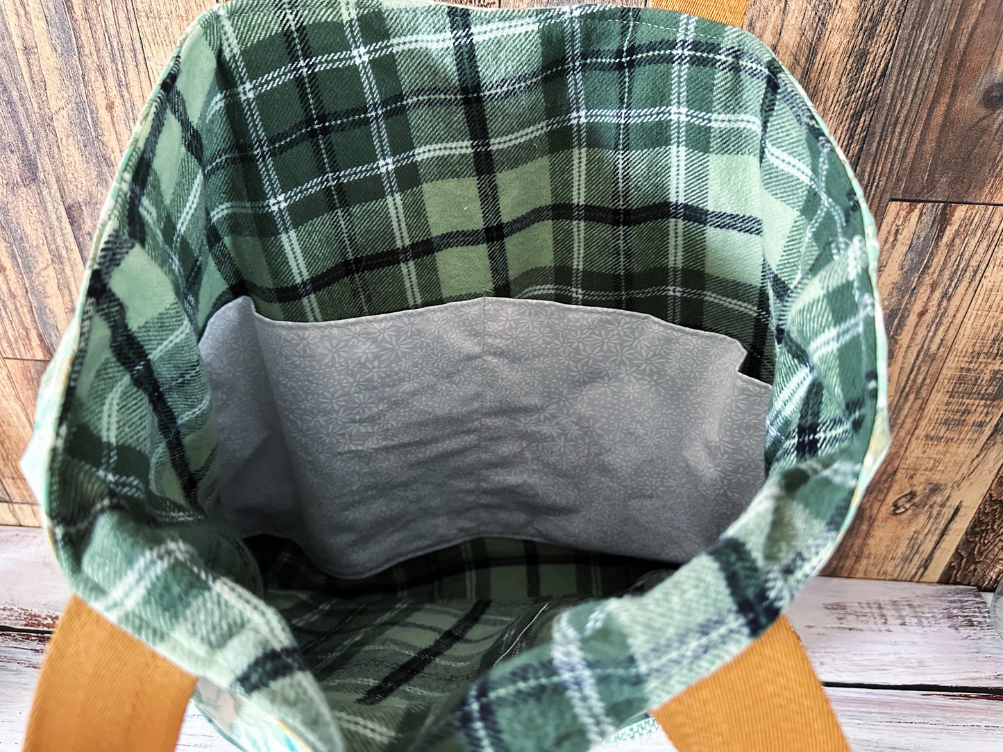 Sweet Sheep with Handwoven Wool Extra Large Tote
