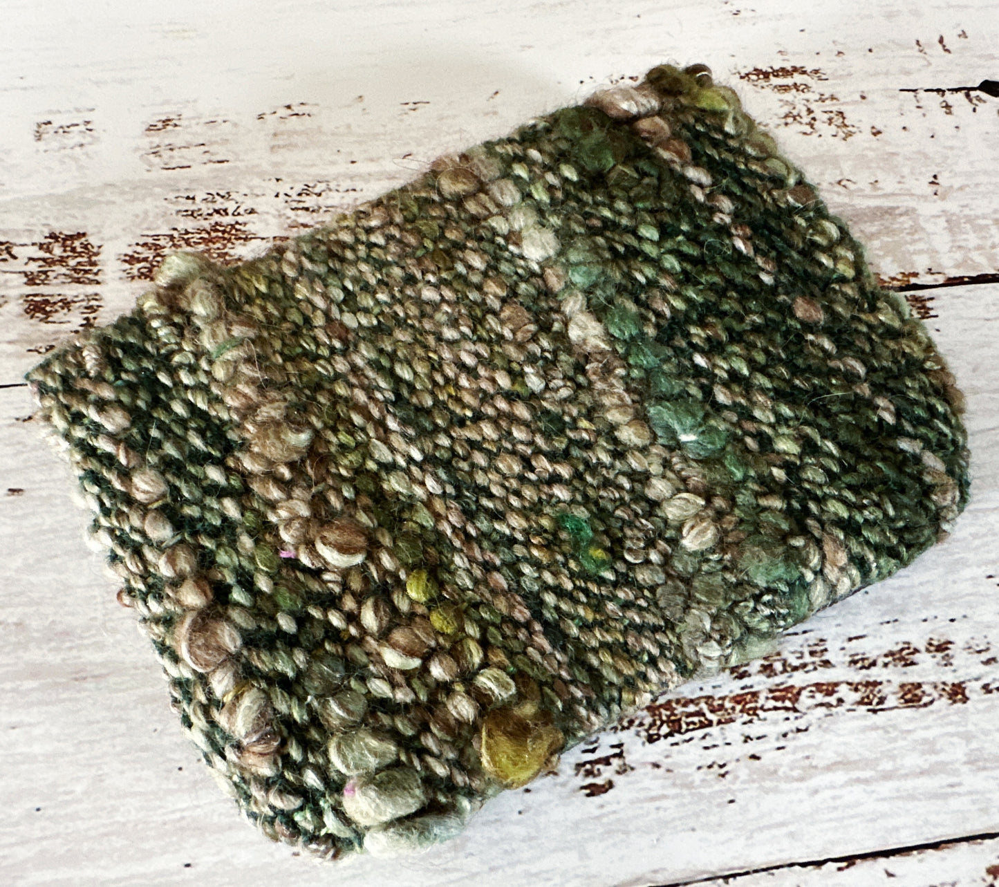 Rainbow of Scarabs & Woven Wool Simple Card Wallet