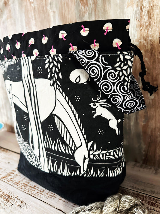 Unicorn, Nessie, and Sasquatch Large Project Bag