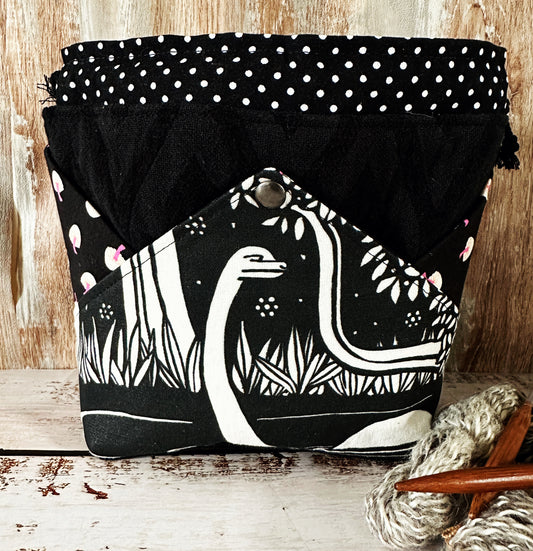 Unicorn and Nessie Plenty O' Pockets Large Drawstring Pouch