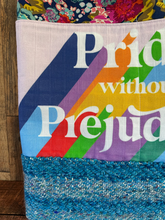 Pride without Prejudice with Handwoven Wool Extra Large Tote