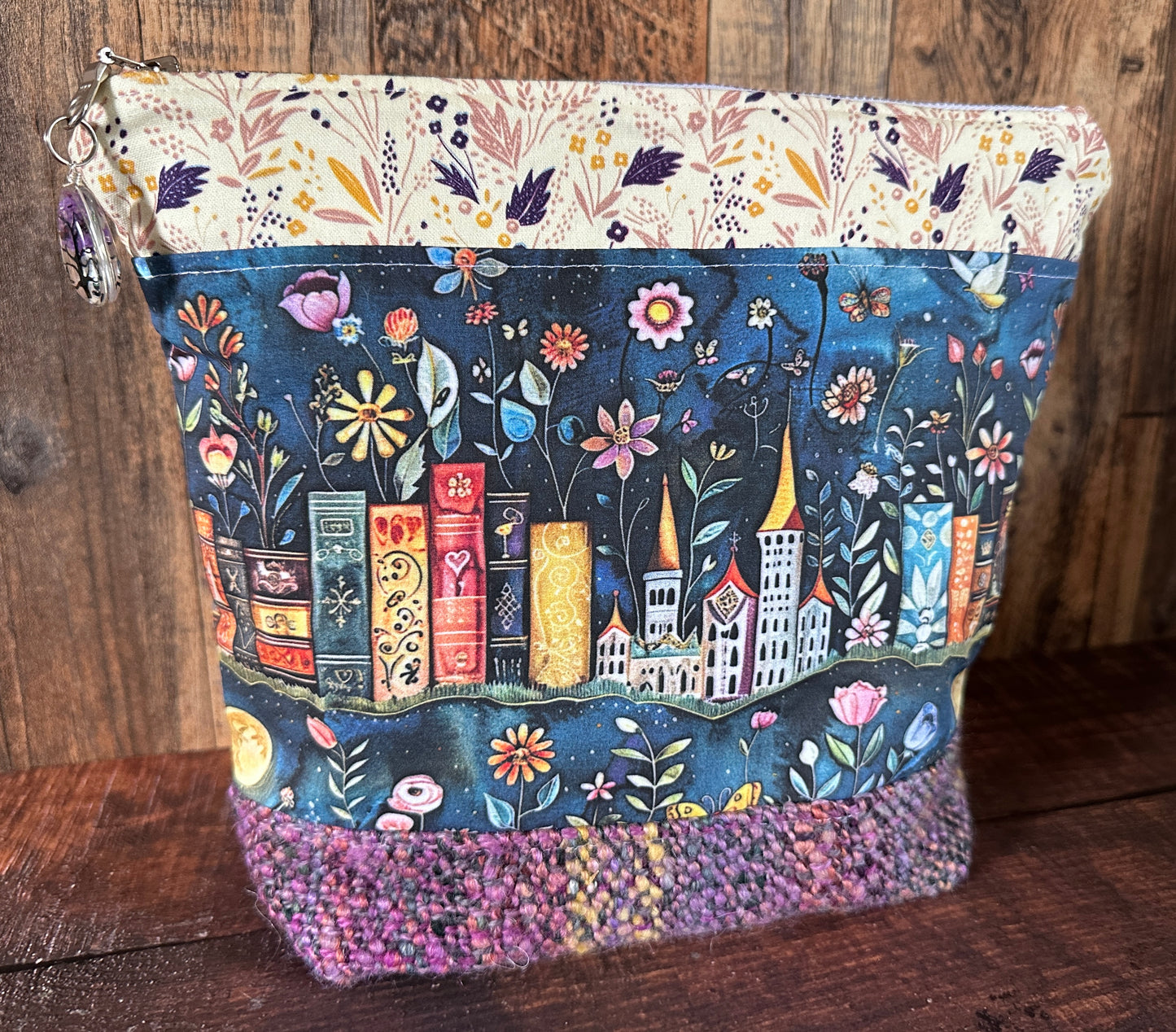 Book Dreams Cosmetic or Zipper Bag