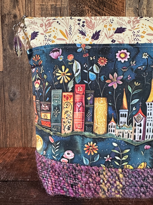 Book Dreams Cosmetic or Zipper Bag
