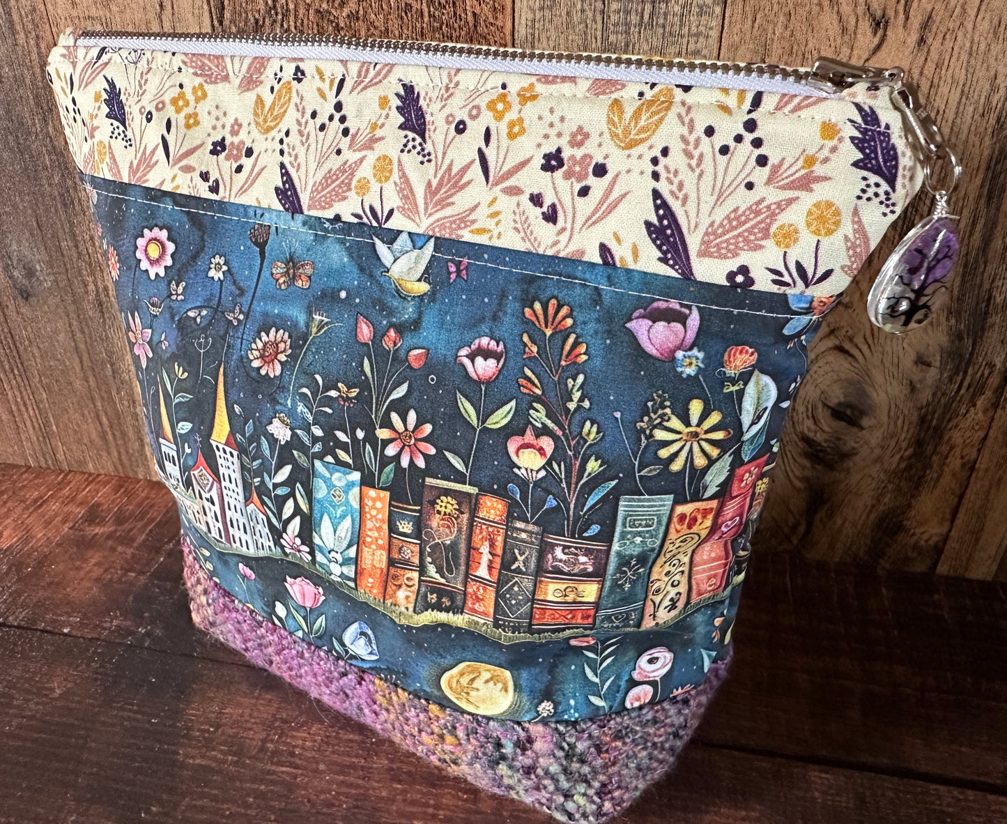 Book Dreams Cosmetic or Zipper Bag