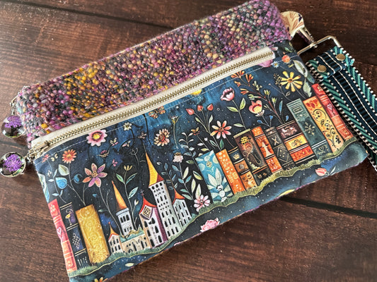 Book Dreams Zipper Clutch~ Perfect for E-Readers