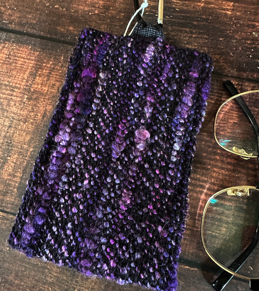 Pollinator Dragons and Woven Wool Padded Glasses Case