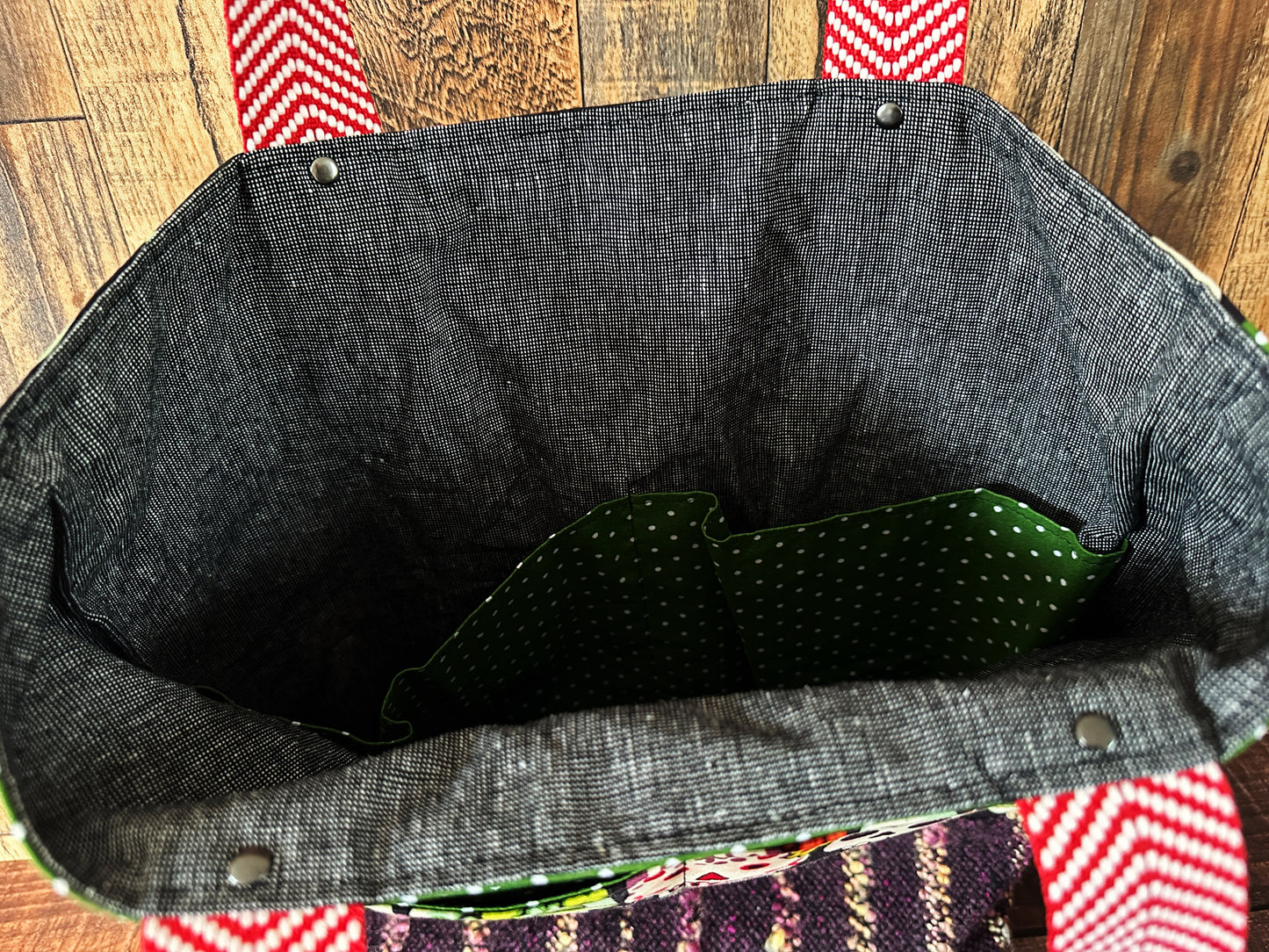 Frida and Calavera & Handwoven Wool Extra Large Tote