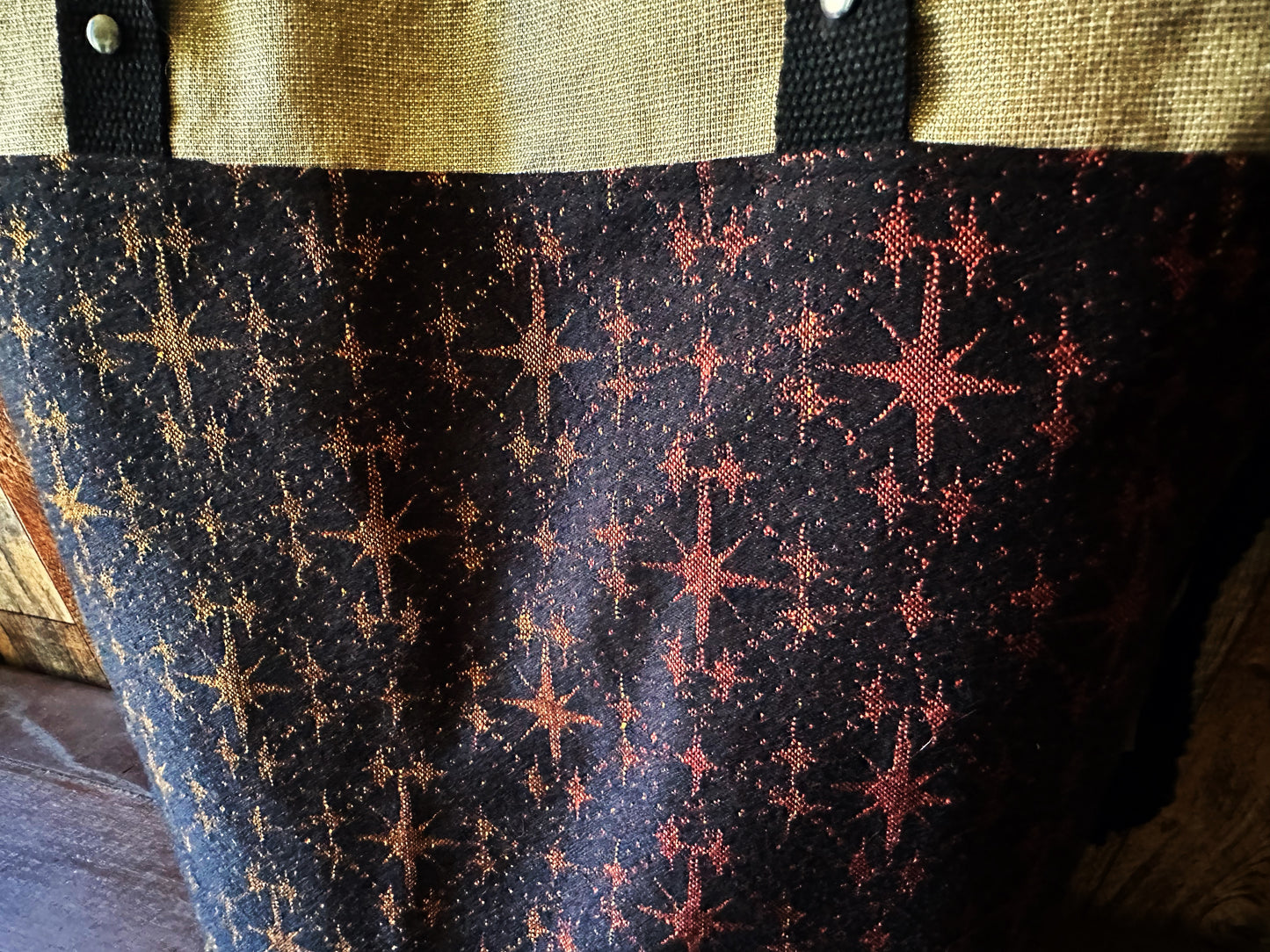 Black Cat Candlelight Large Firefly Project Bag