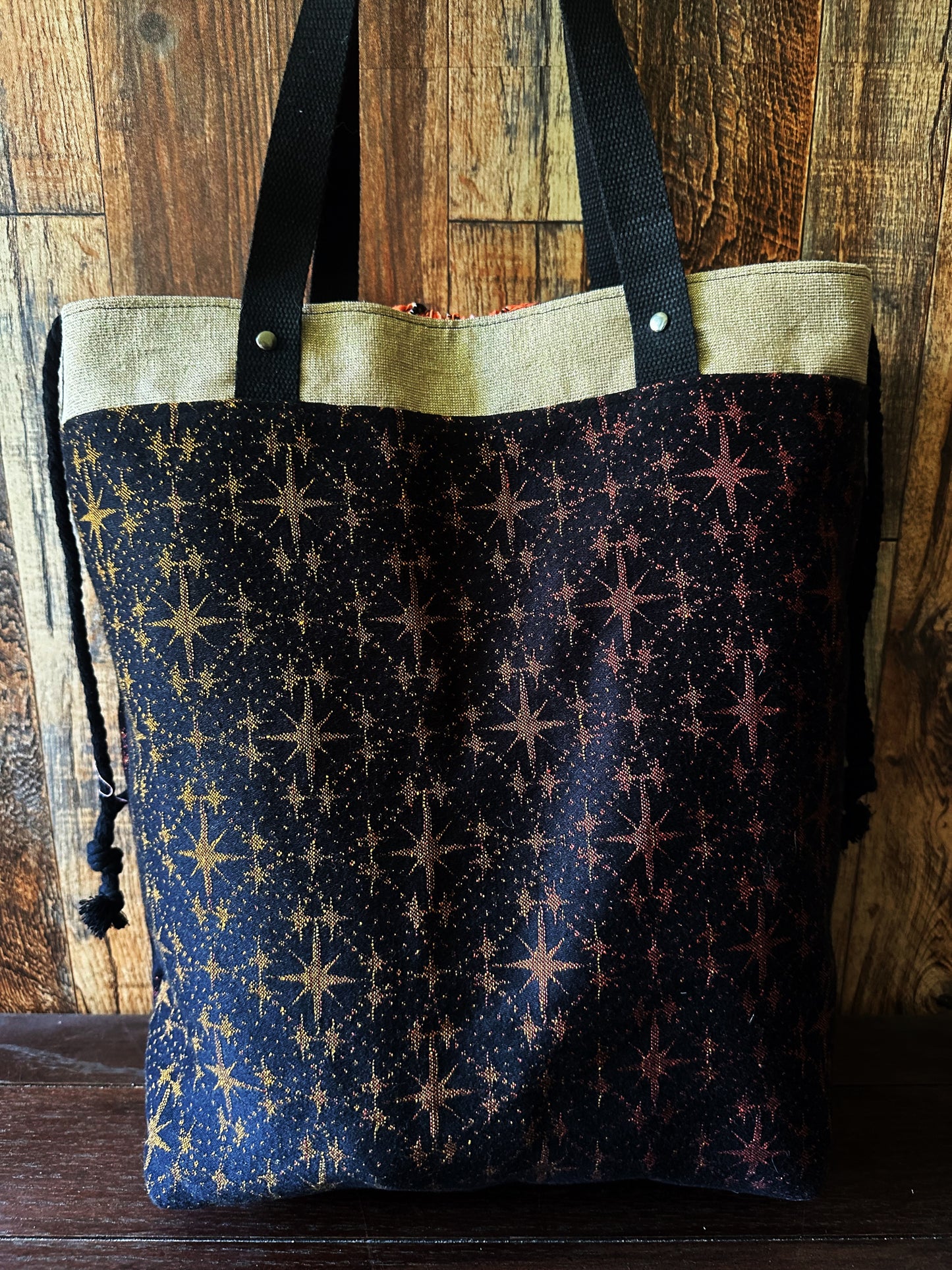 Black Cat Candlelight Large Firefly Project Bag