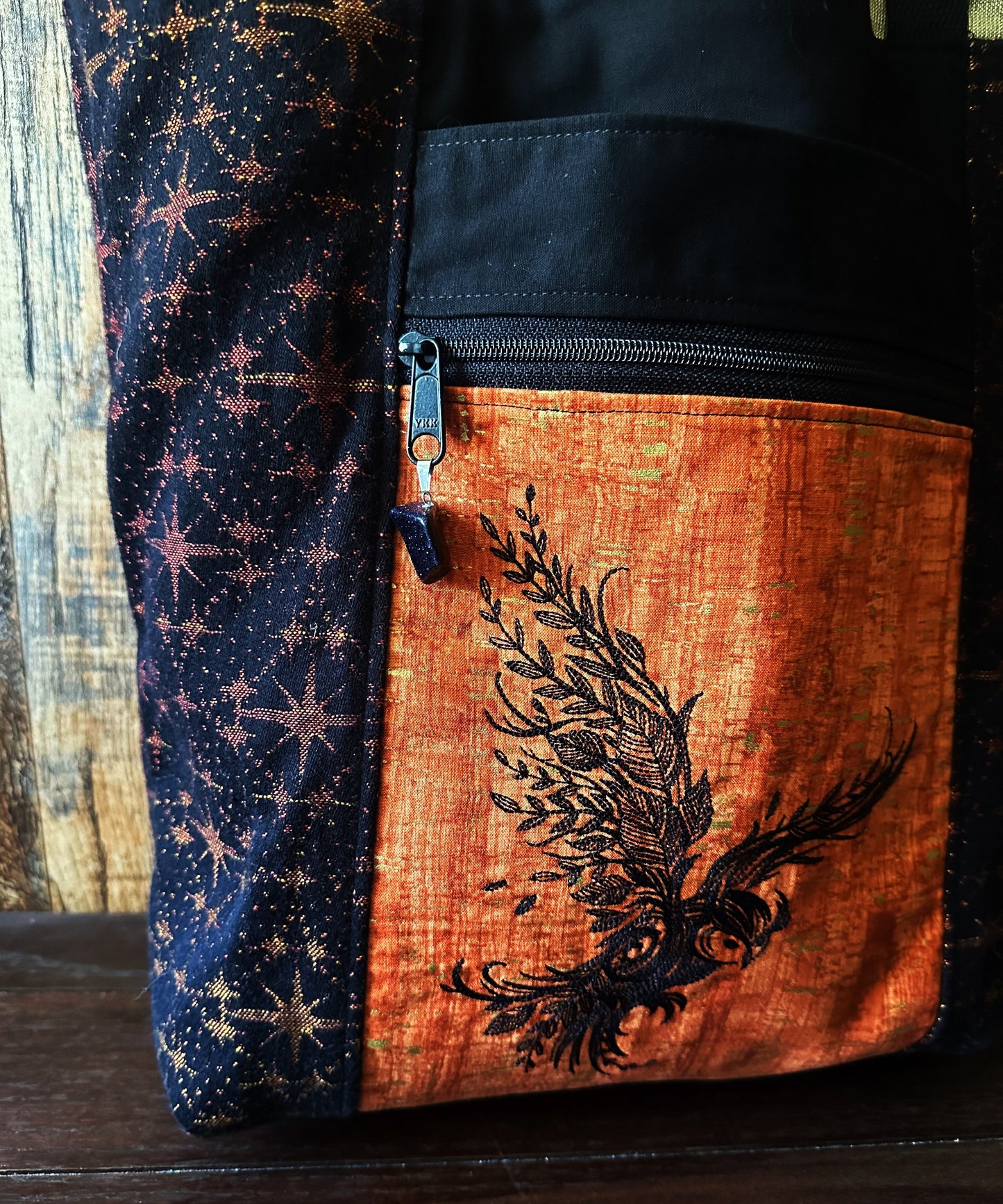 Fierce Owl Candlelight Large Firefly Project Bag