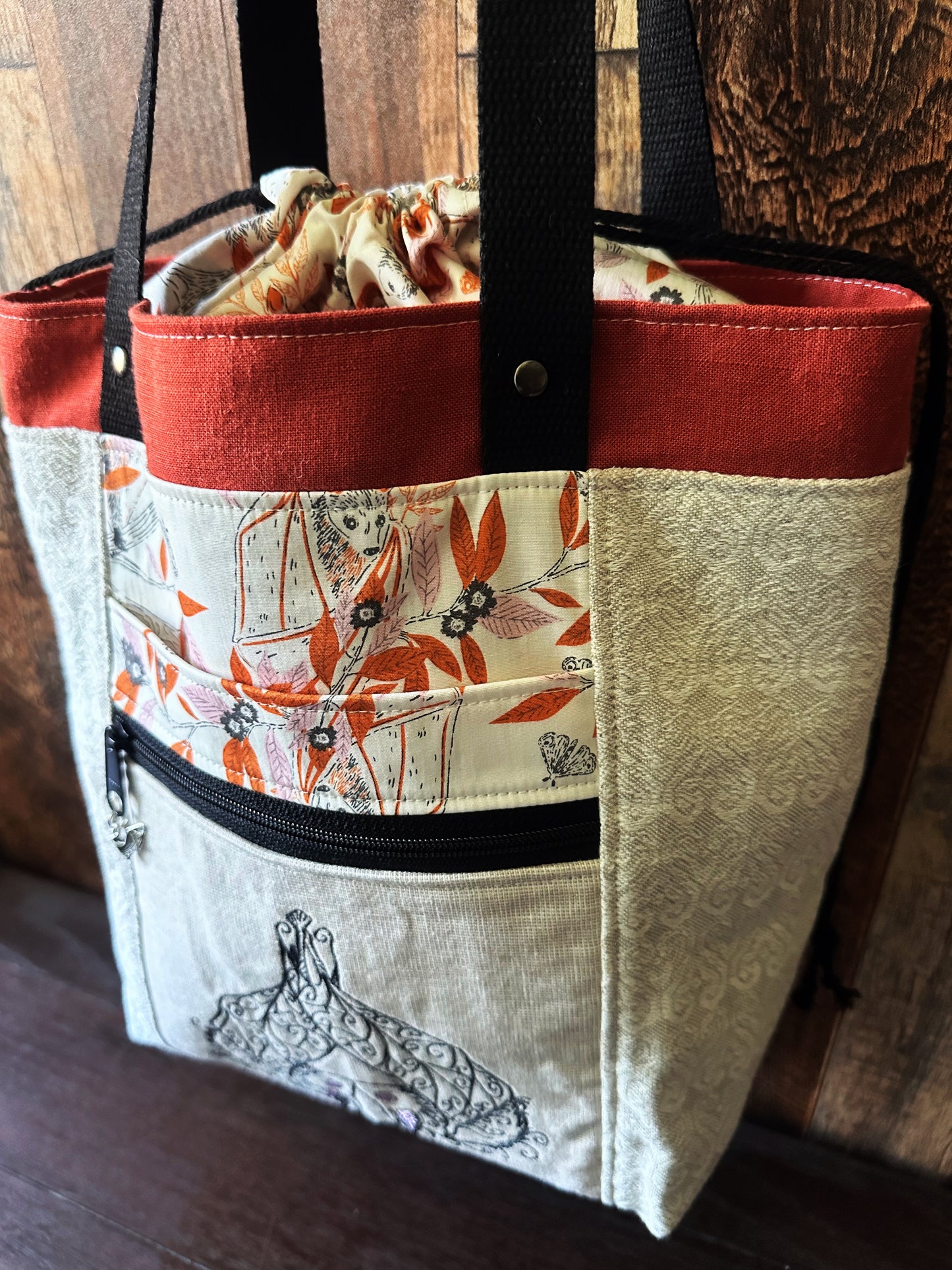 Lovely Bats Medium Firefly Project Bag