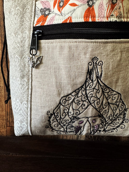 Lovely Bats Medium Firefly Project Bag