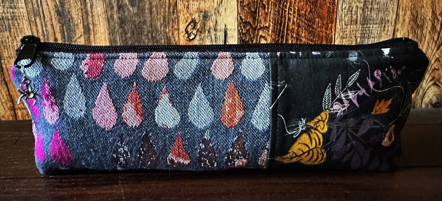 Autumn with Spiders Long and Lean Zipper Bag