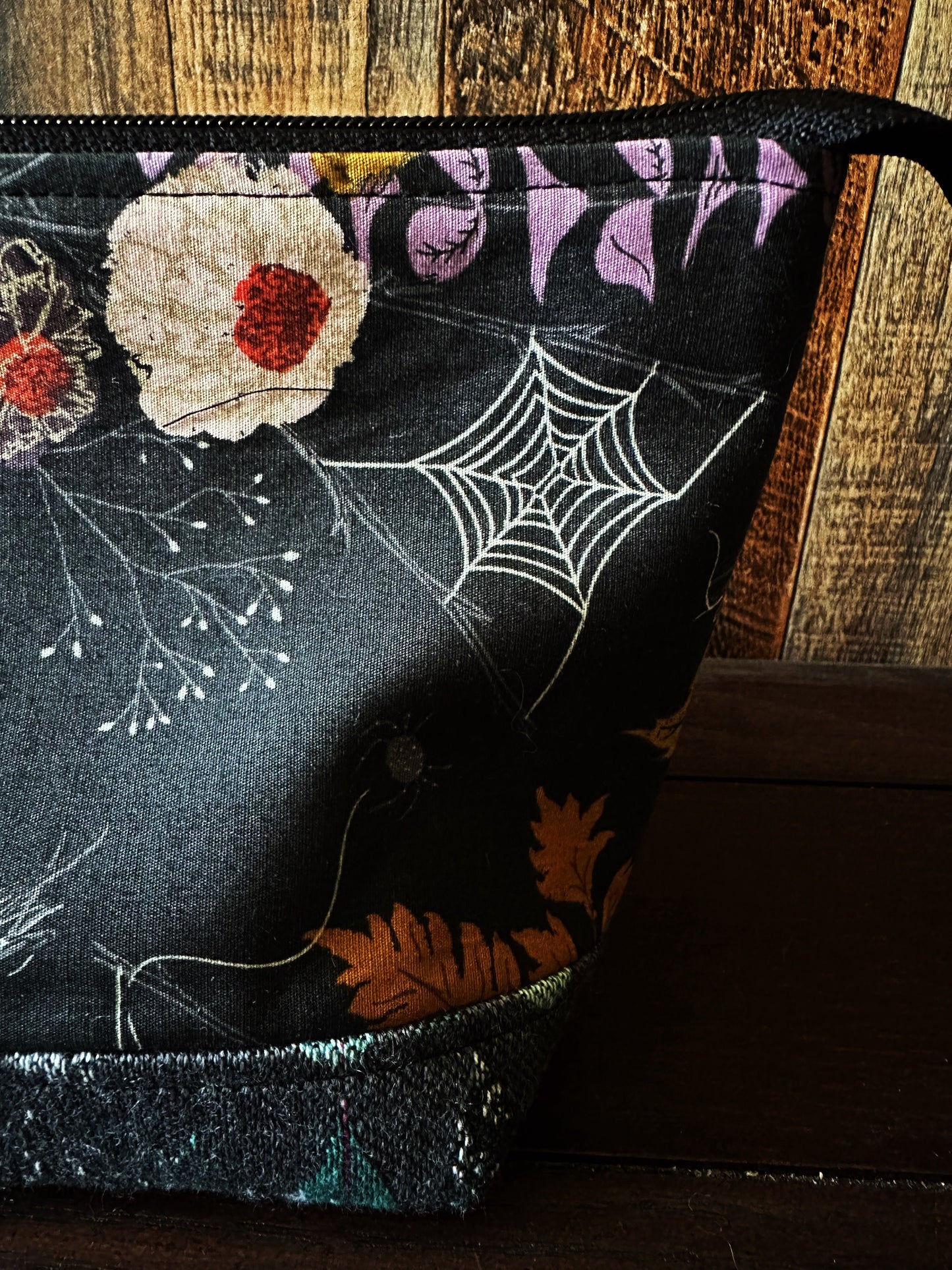 Cobweb Drape Small Open Wide Spindle Bag