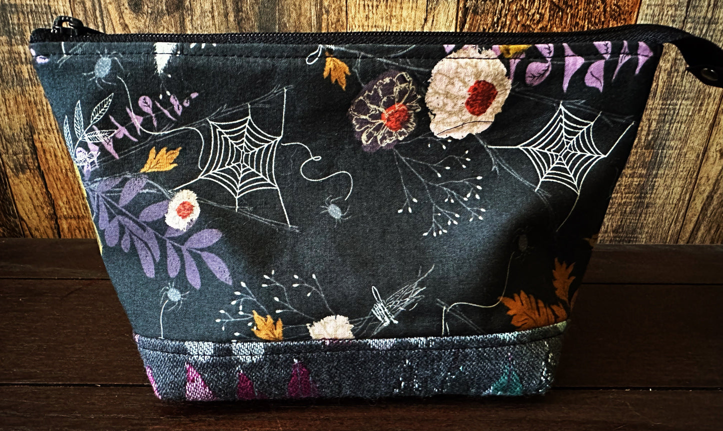 Cobweb Drape Small Open Wide Spindle Bag