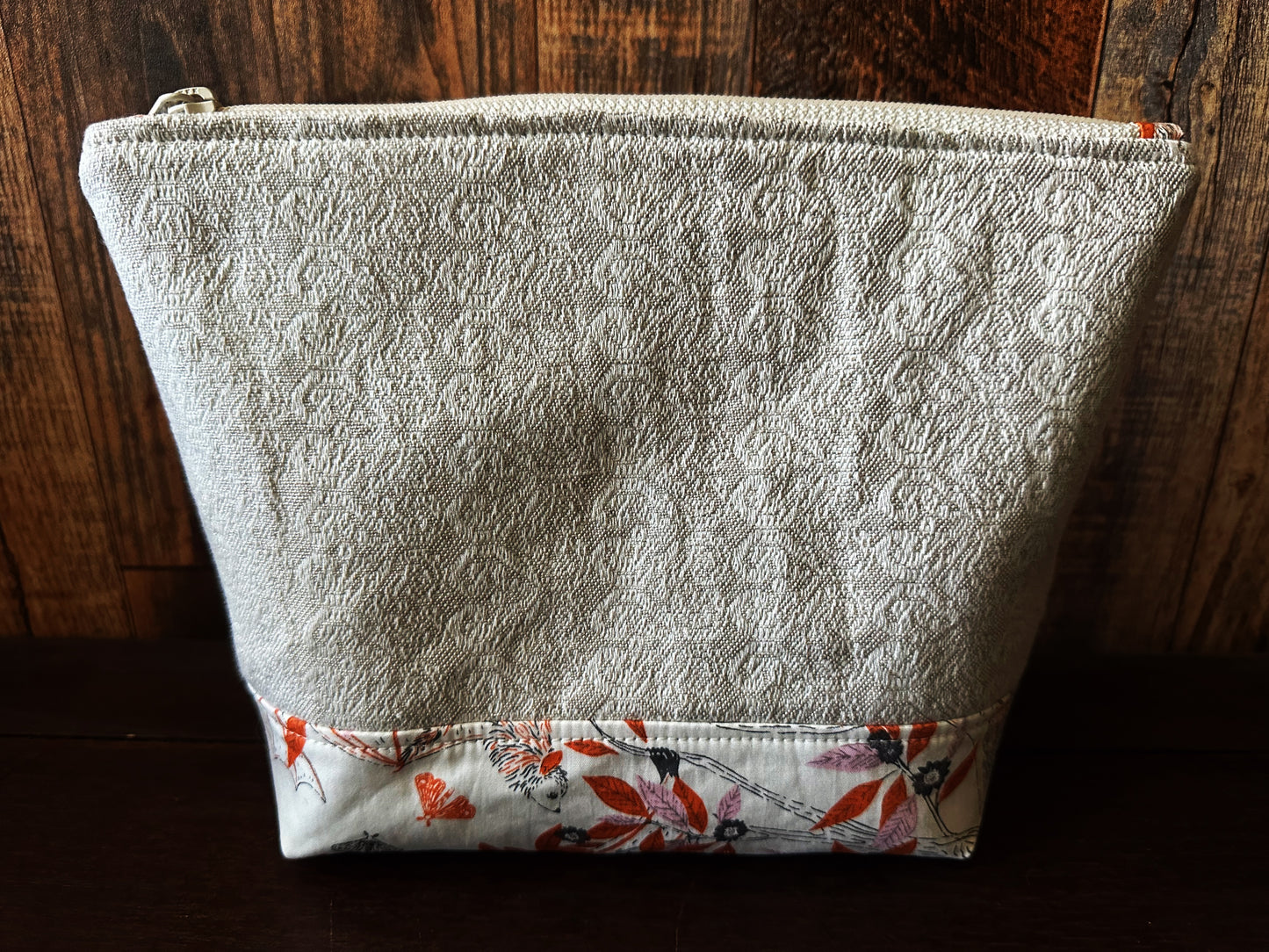 Lovely Bats Padded Project or Cosmetic Bag