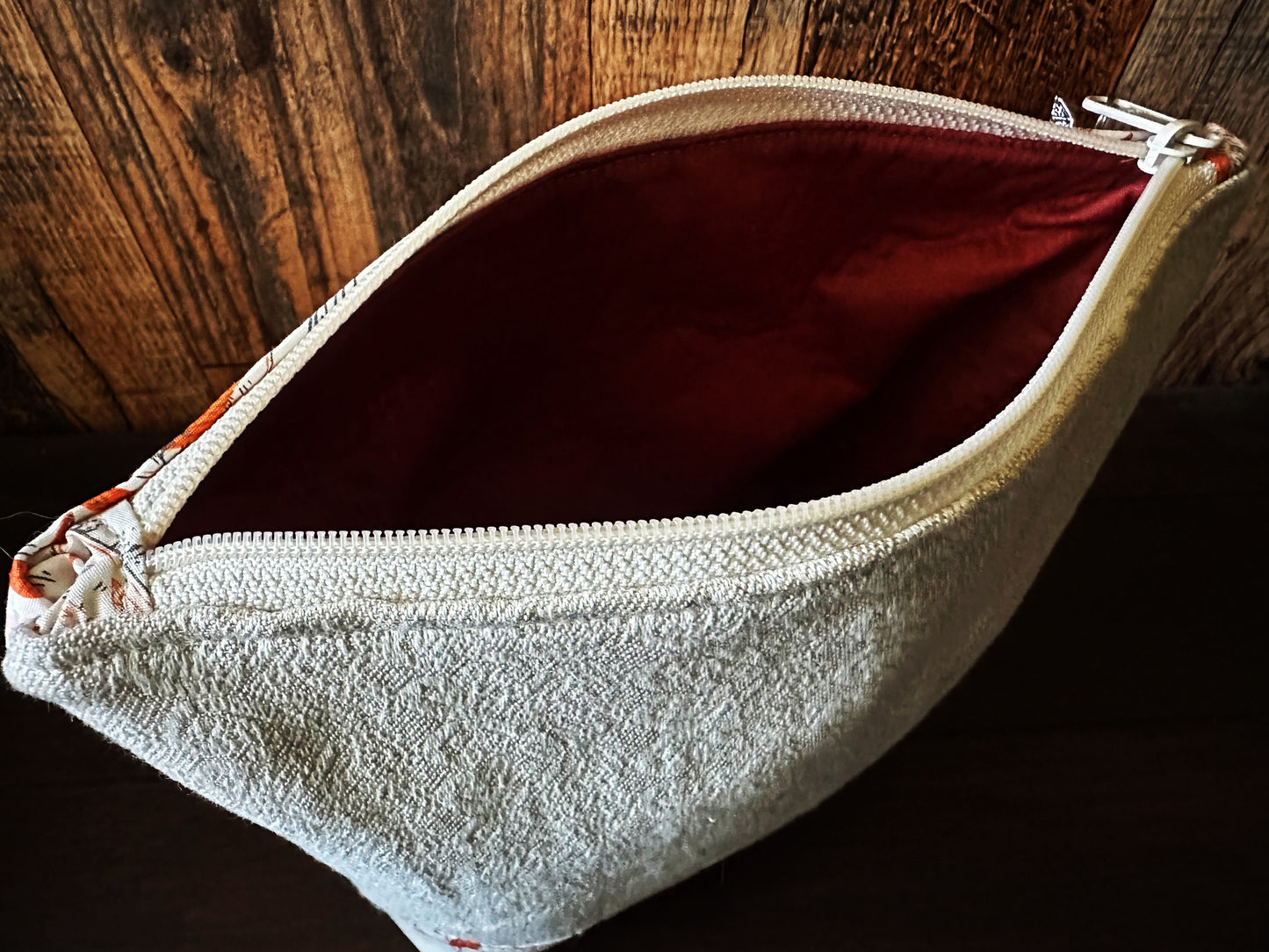 Lovely Bats Padded Project or Cosmetic Bag