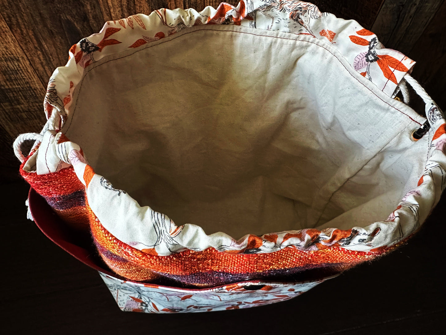 Lovely Bats Plenty O' Pockets Small Drawstring Pouch